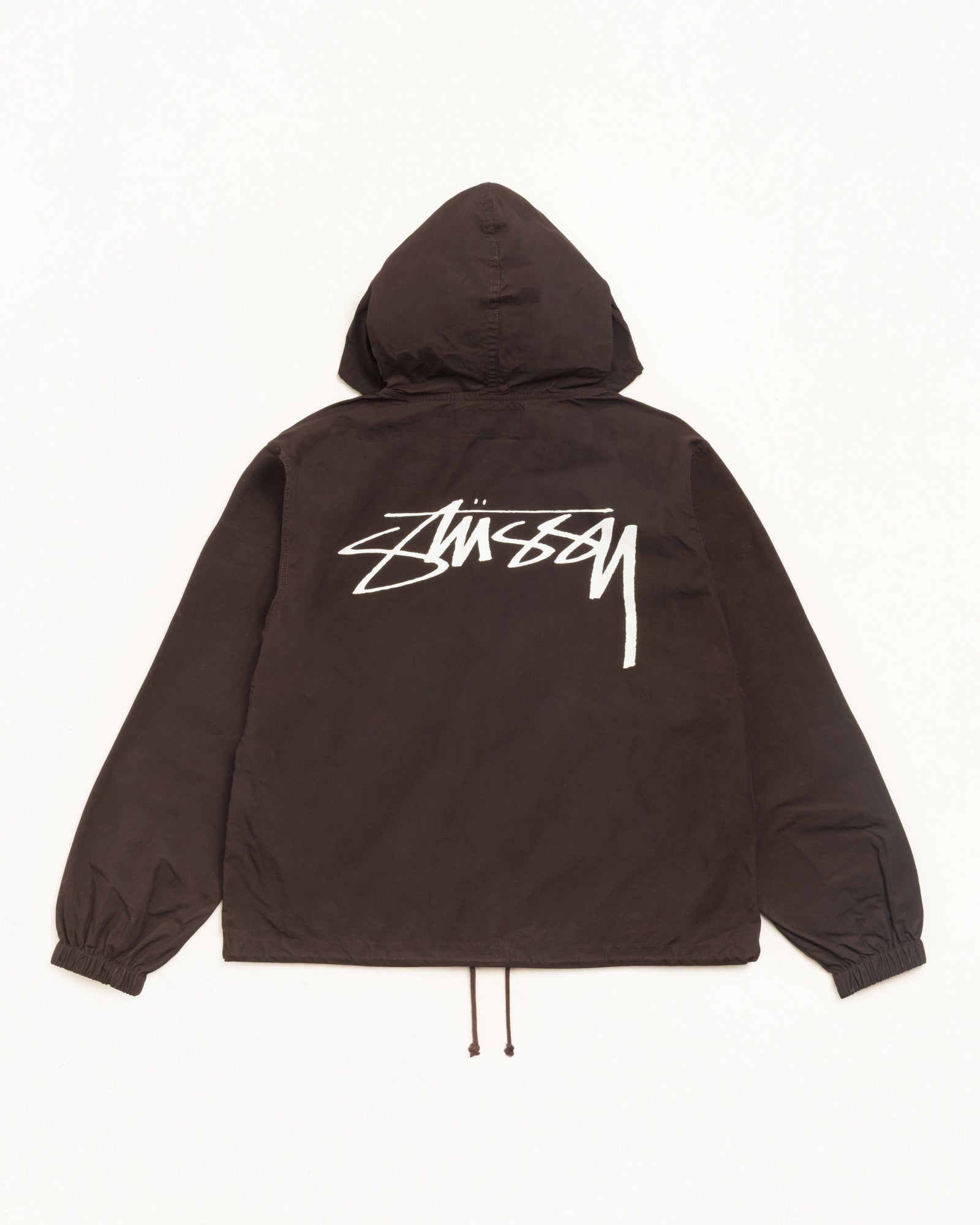 Waxed Cotton Beach Shell - Brown | Outerwear | Stüssy