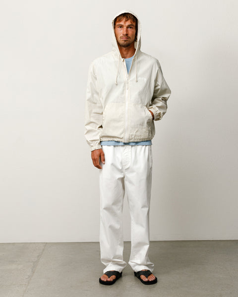 Waxed Cotton Beach Shell jacket in Stone by Stüssy