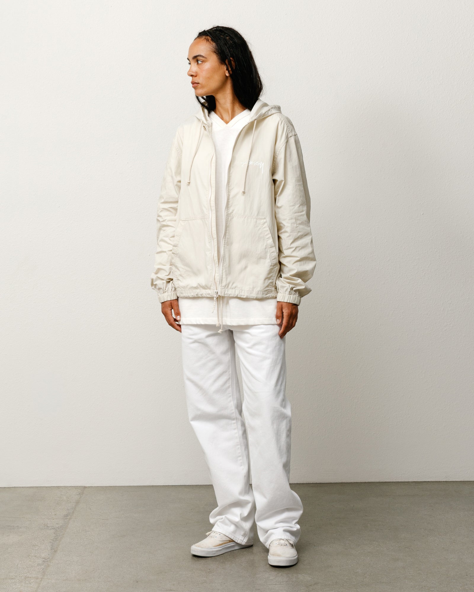 Waxed Cotton Beach Shell - Stone | Outerwear | Stüssy