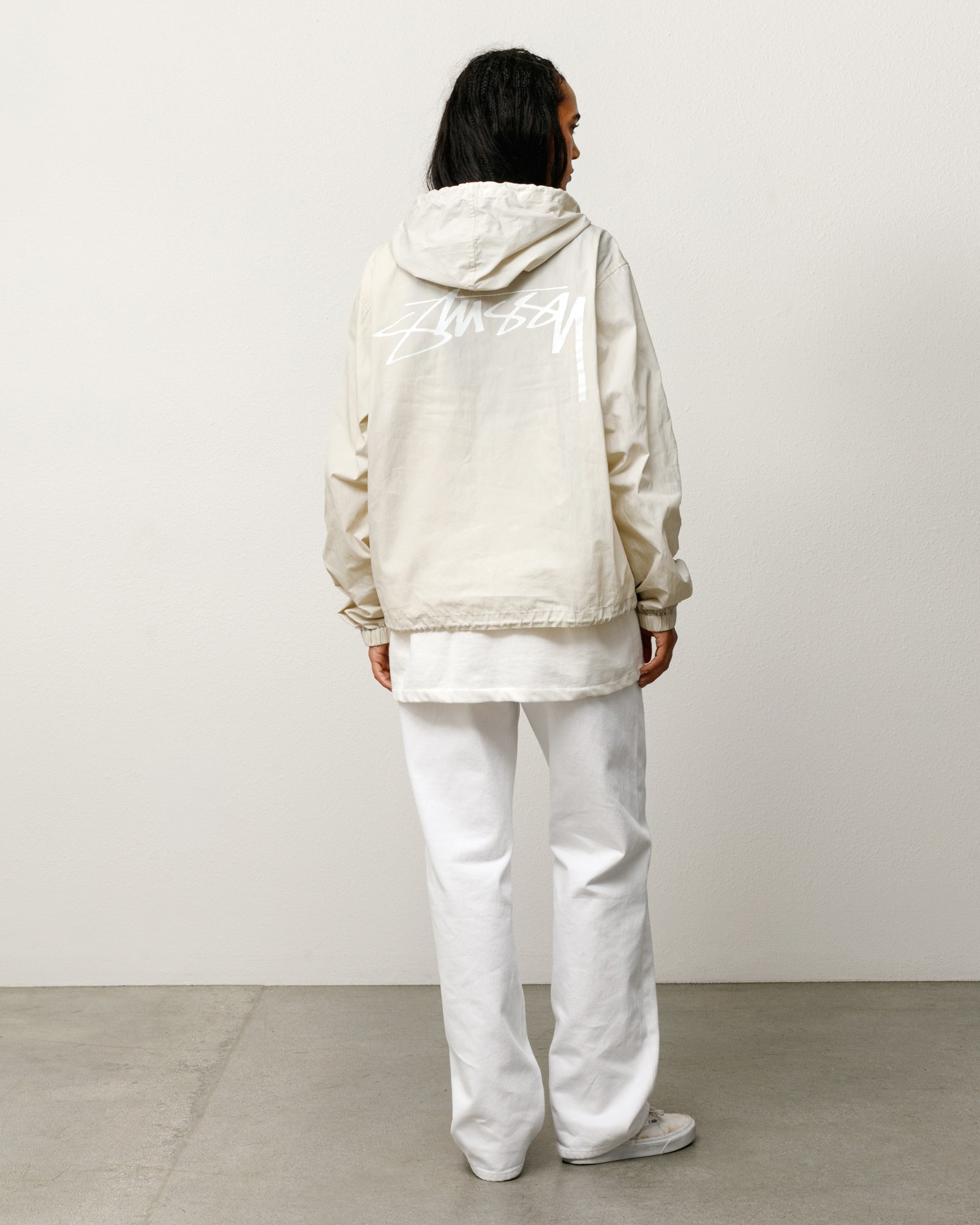 Waxed Cotton Beach Shell - Stone | Outerwear | Stüssy