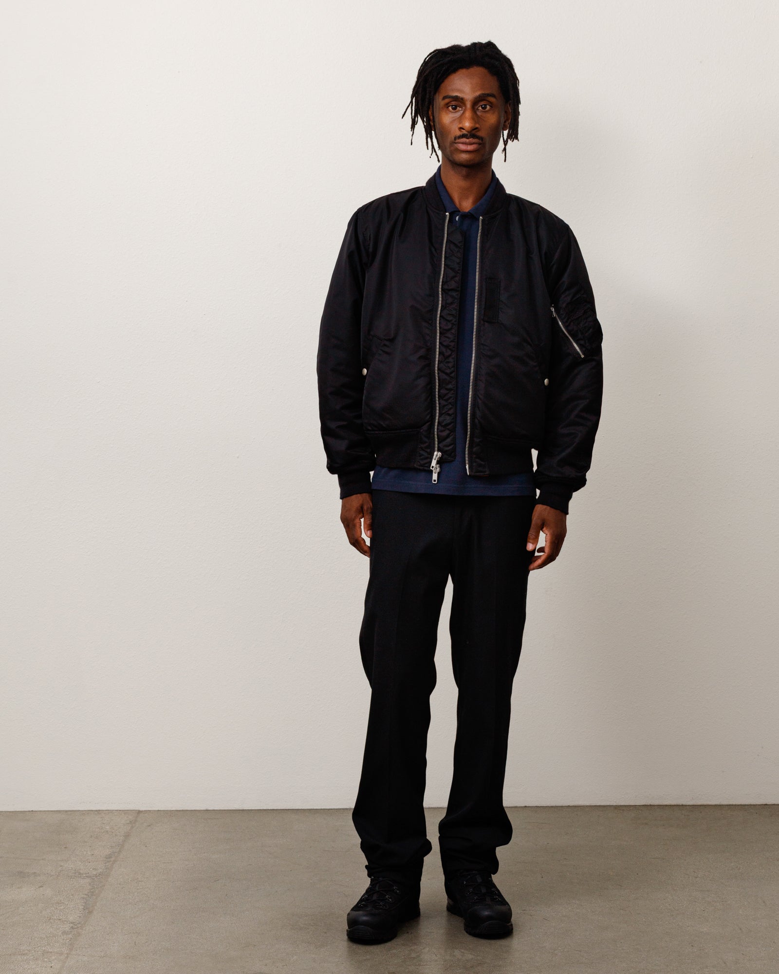 MA-1 Bomber Jacket - Black | Outerwear | Stüssy