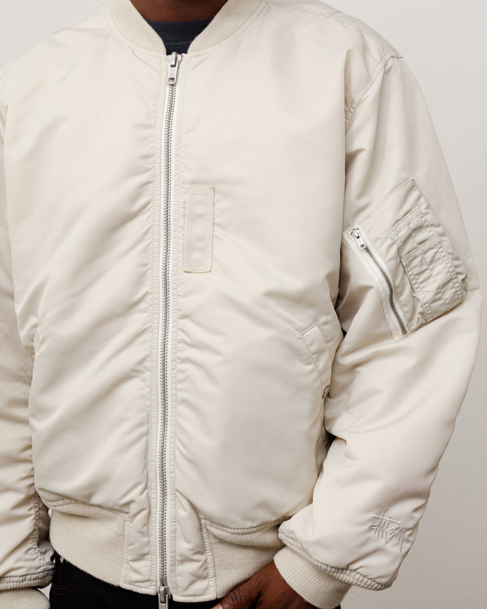 MA-1 Bomber Jacket - Bone | Outerwear | Stüssy
