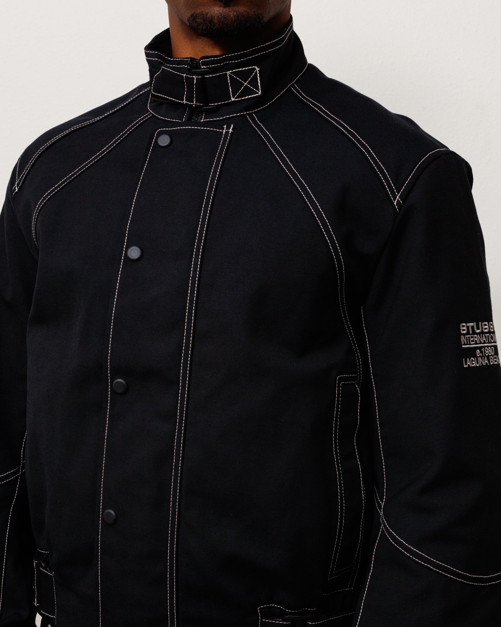 Touring Jacket Unisex Long Sleeve In Black