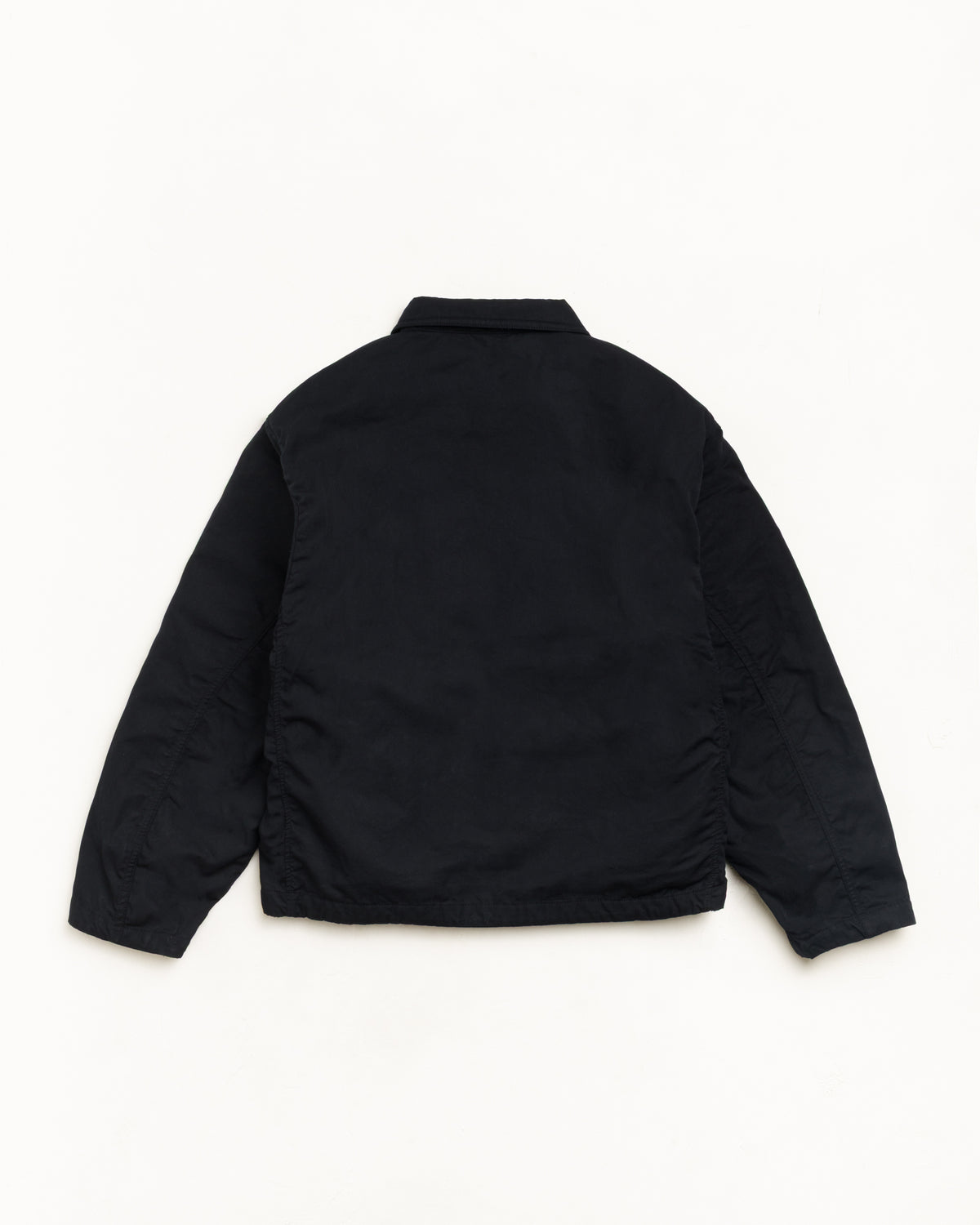 Convertible Deck Jacket Unisex Long Sleeve In Black