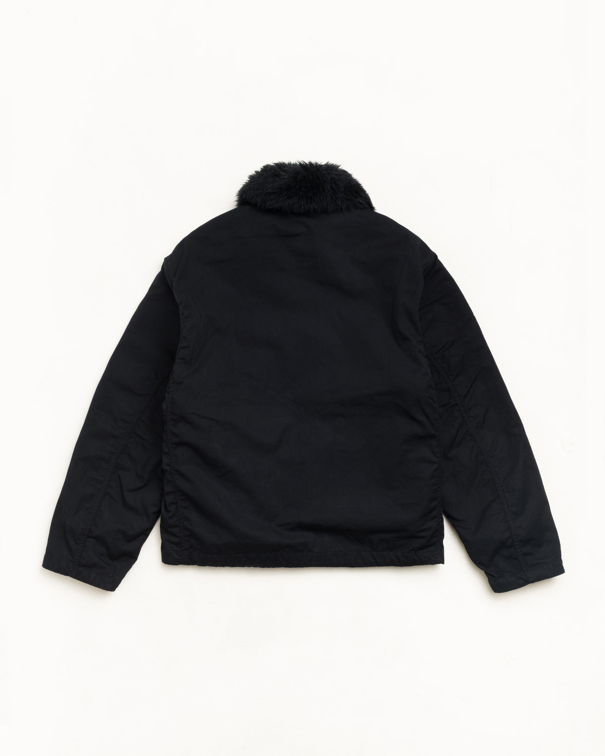 Convertible Deck Jacket Unisex Long Sleeve In Black
