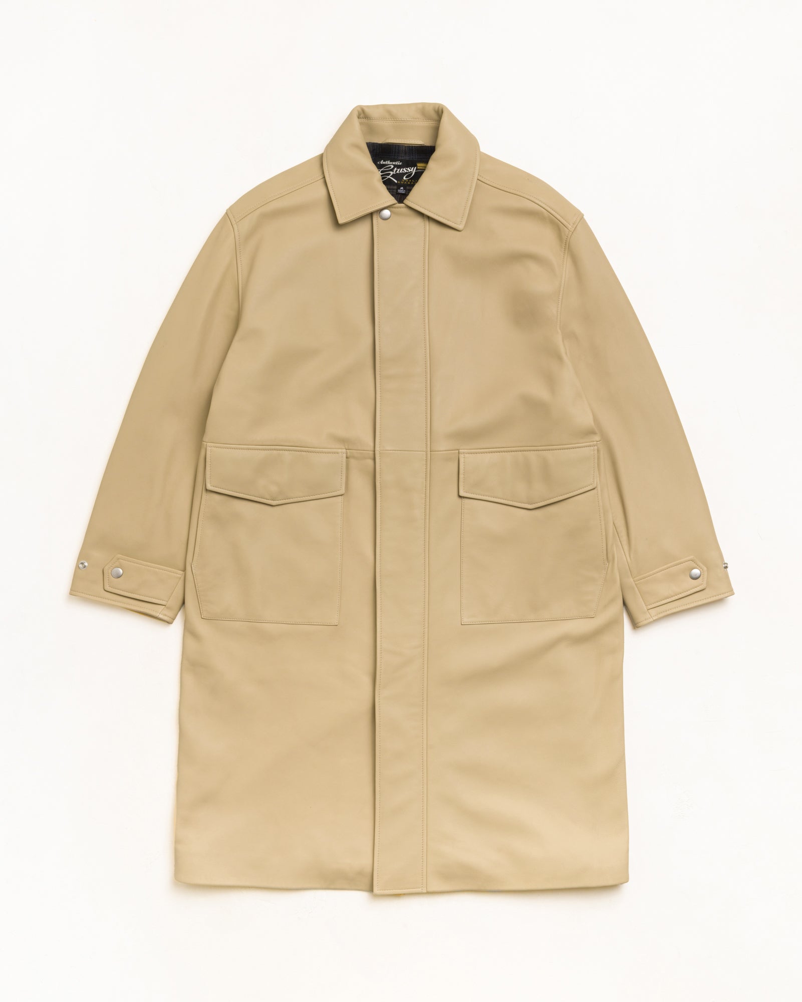 Leather Duster - Sand | Outerwear | Stüssy