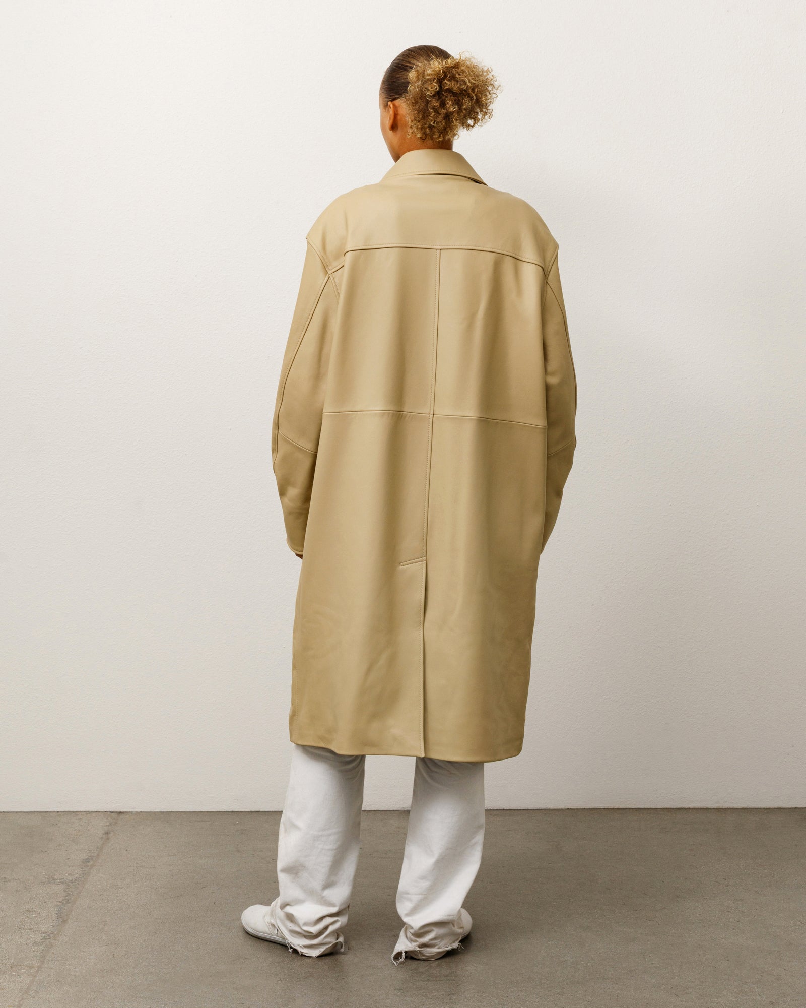 Leather Duster - Sand | Outerwear | Stüssy