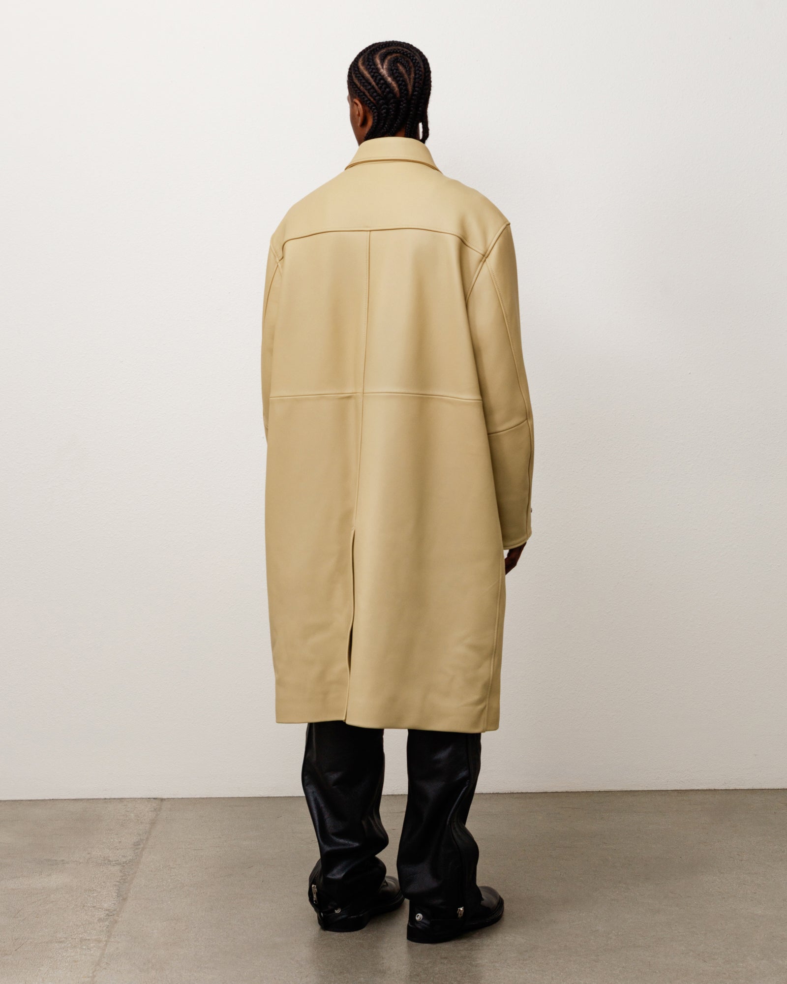 Leather Duster - Sand | Outerwear | Stüssy
