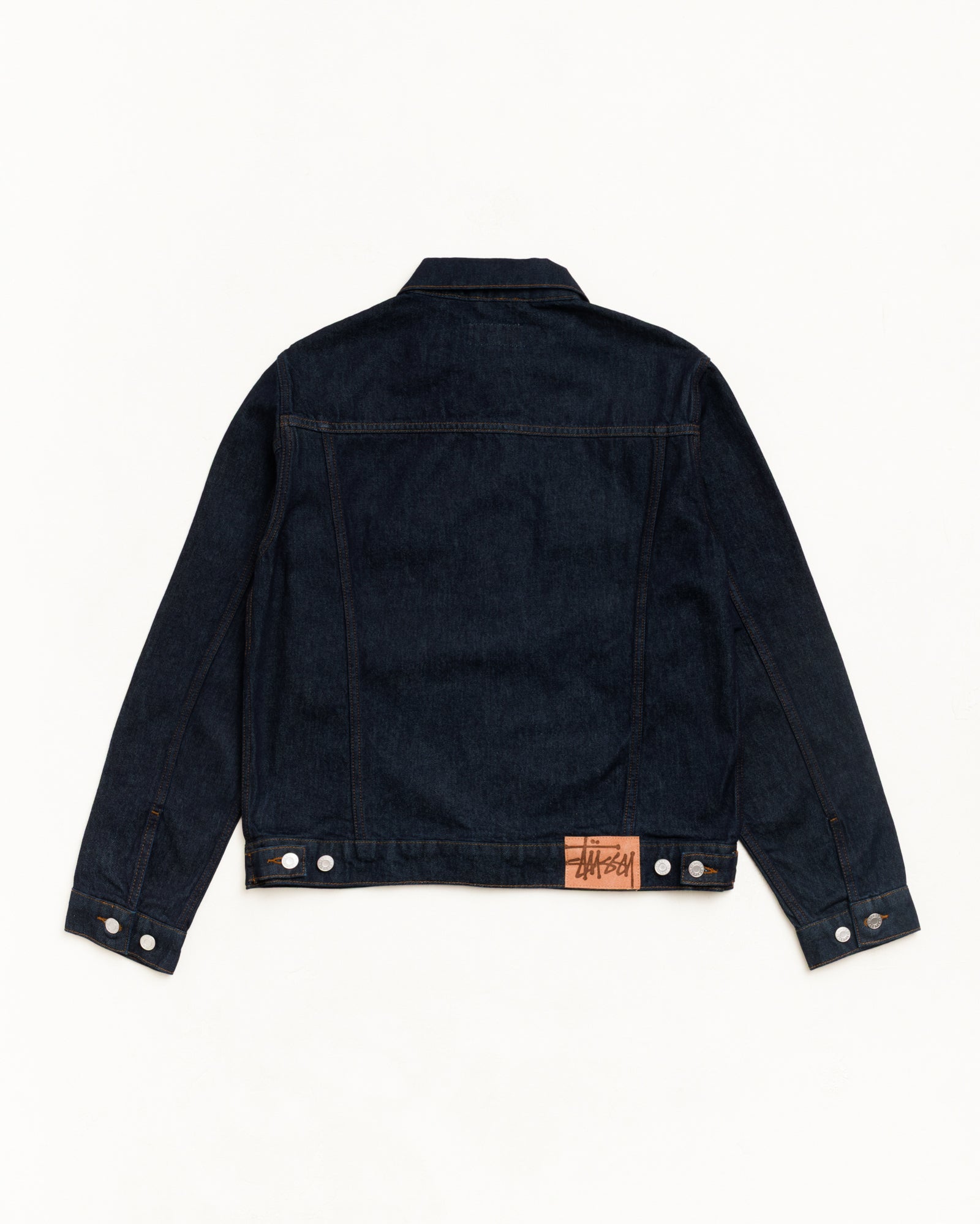 Denim Trucker Jacket - Rinsed Indigo | Outerwear | Stüssy