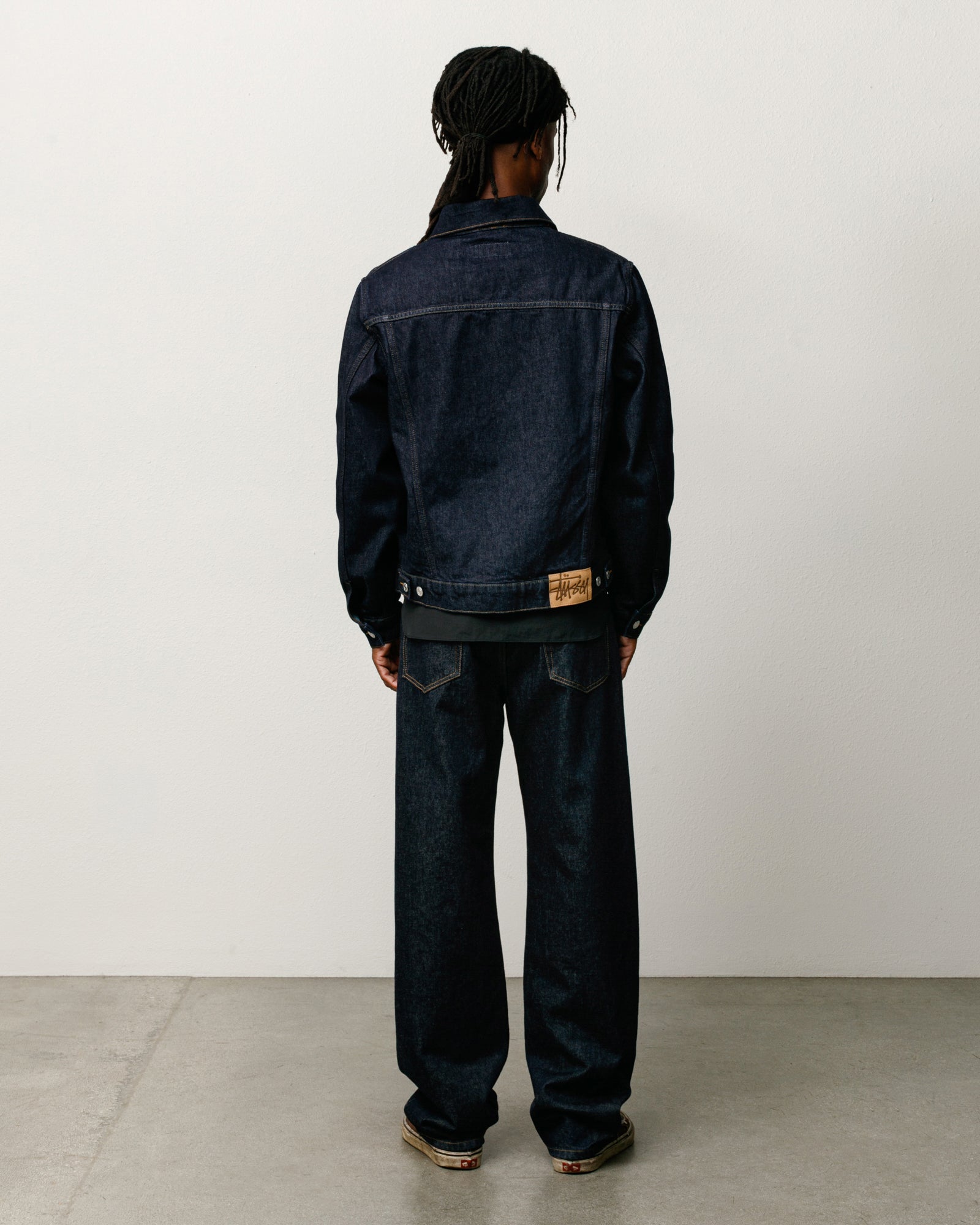 Stussy デニムジャケット Denim Trucker Jacket - Rinsed Indigo | Outerwear | Stüssy