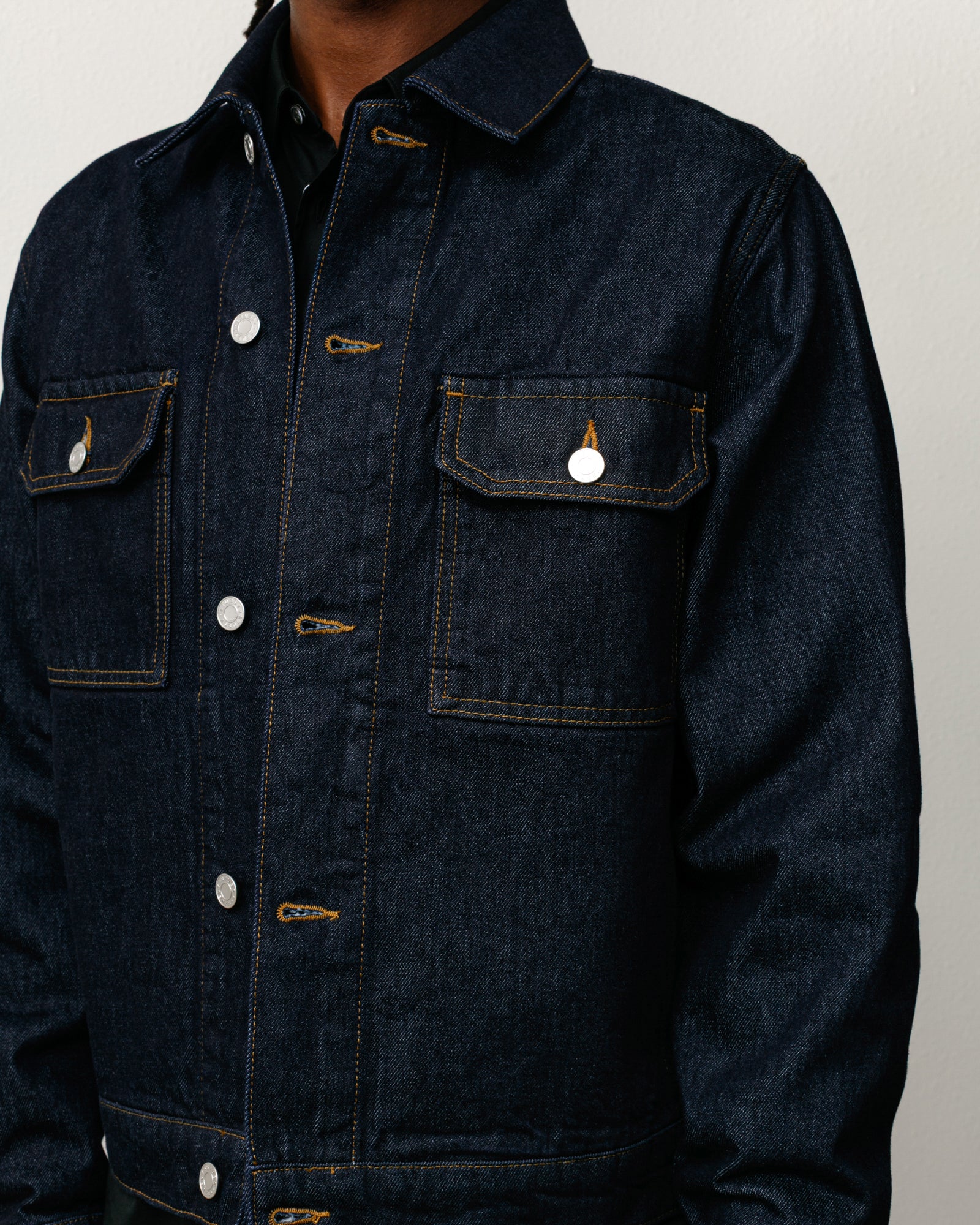 Denim Trucker Jacket - Rinsed Indigo | Outerwear | Stüssy