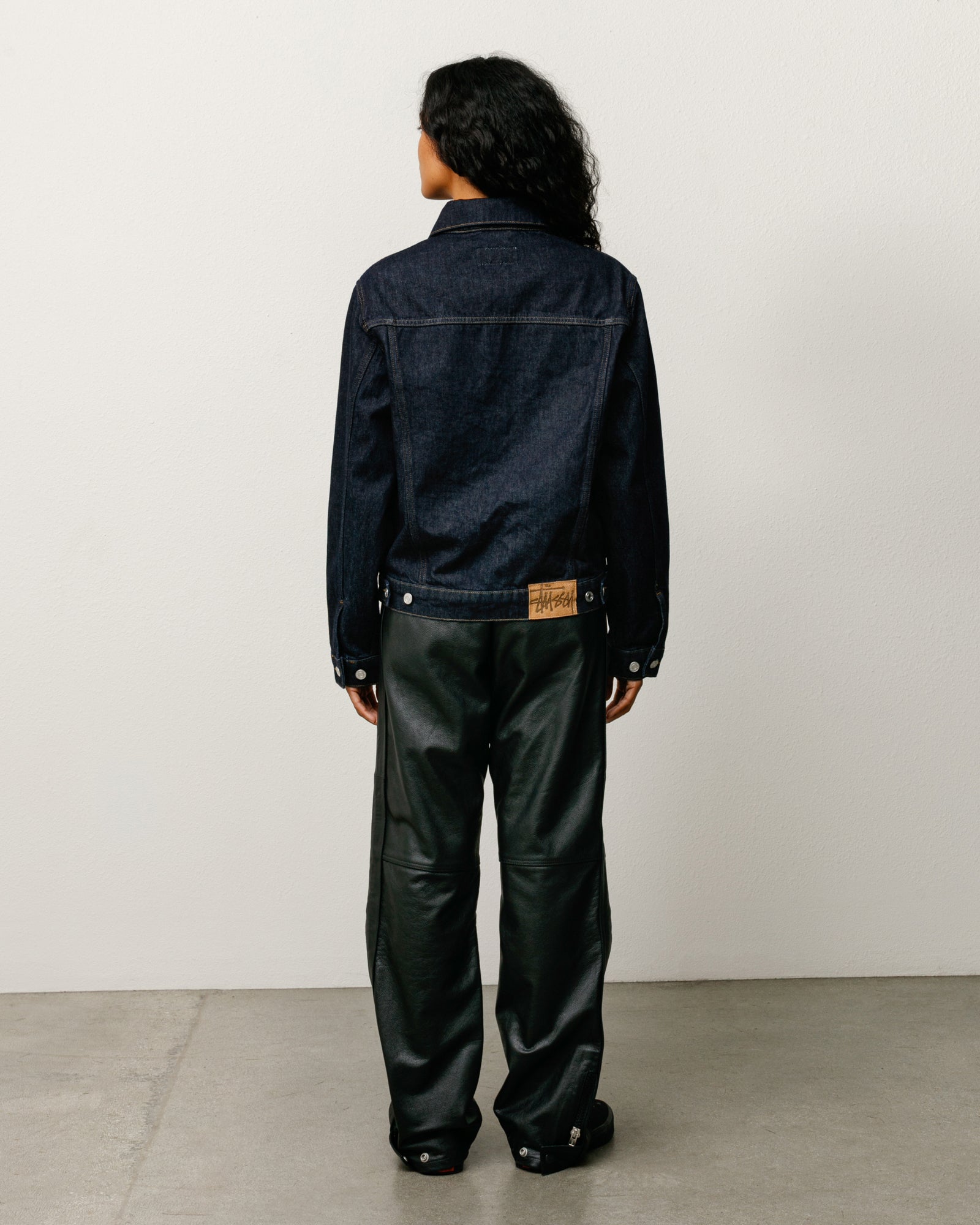 Denim Trucker Jacket - Rinsed Indigo | Outerwear | Stüssy