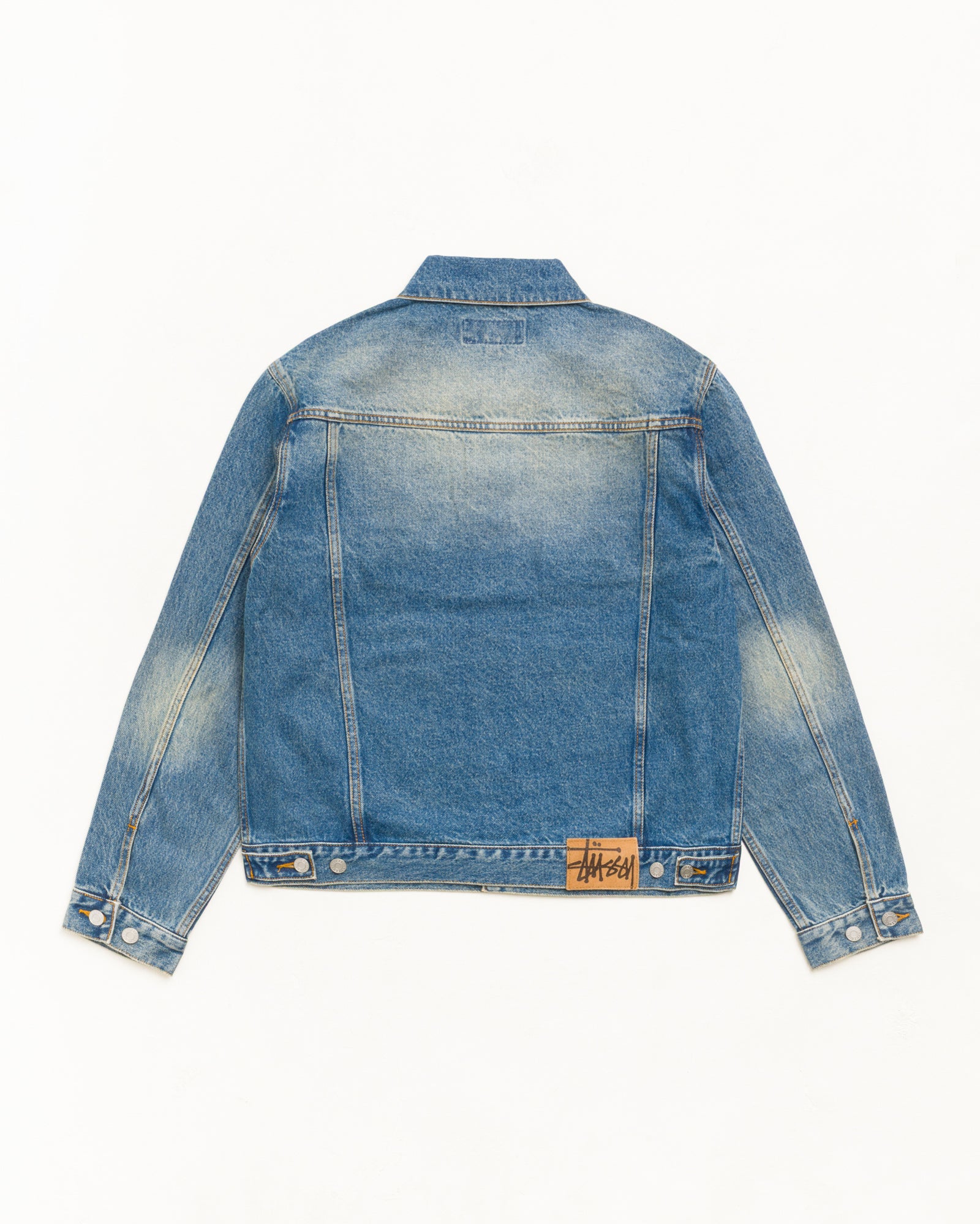 Denim Trucker Jacket - Dark Wash Indigo | Outerwear | Stüssy