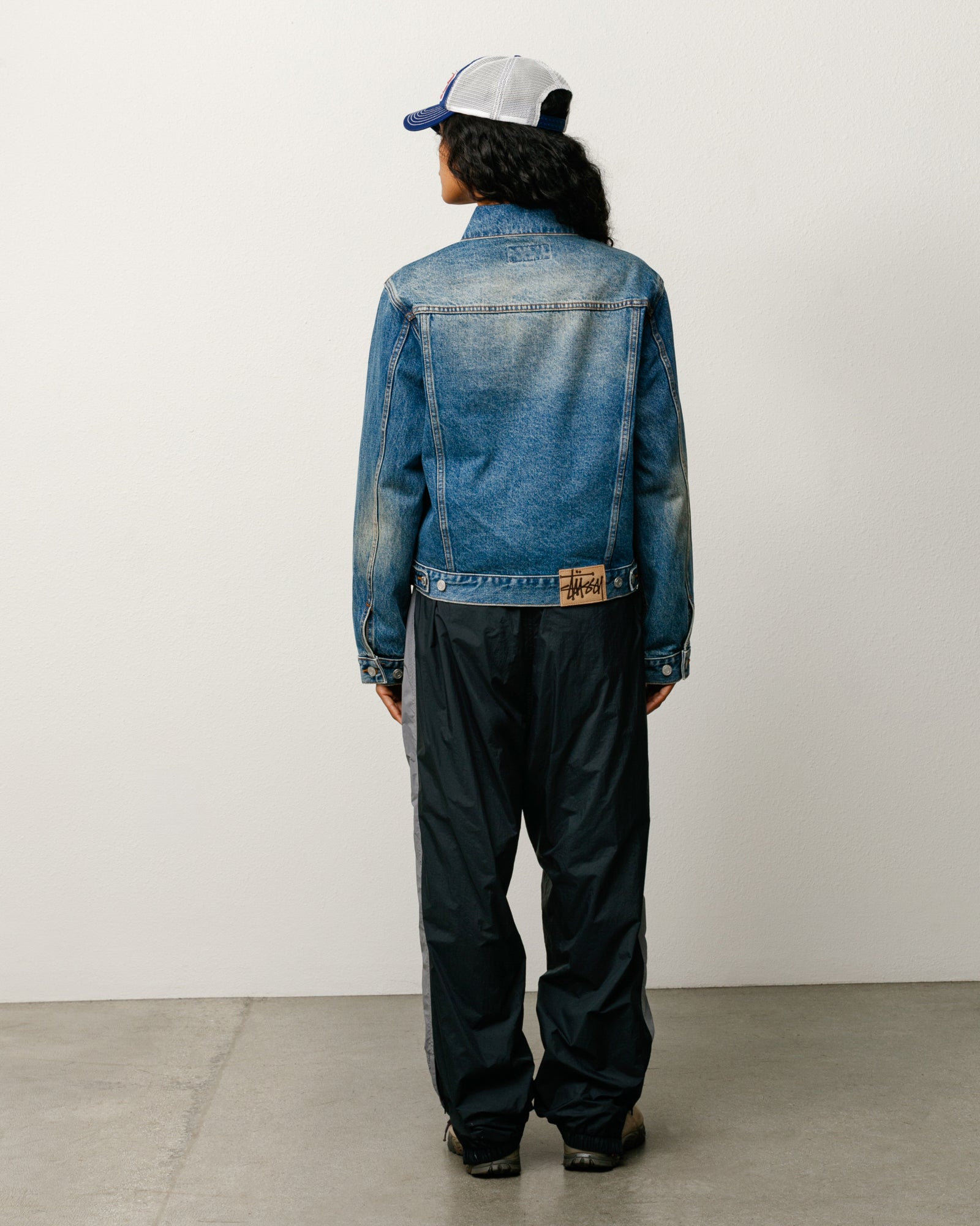 Denim Trucker Jacket - Dark Wash Indigo | Outerwear | Stüssy
