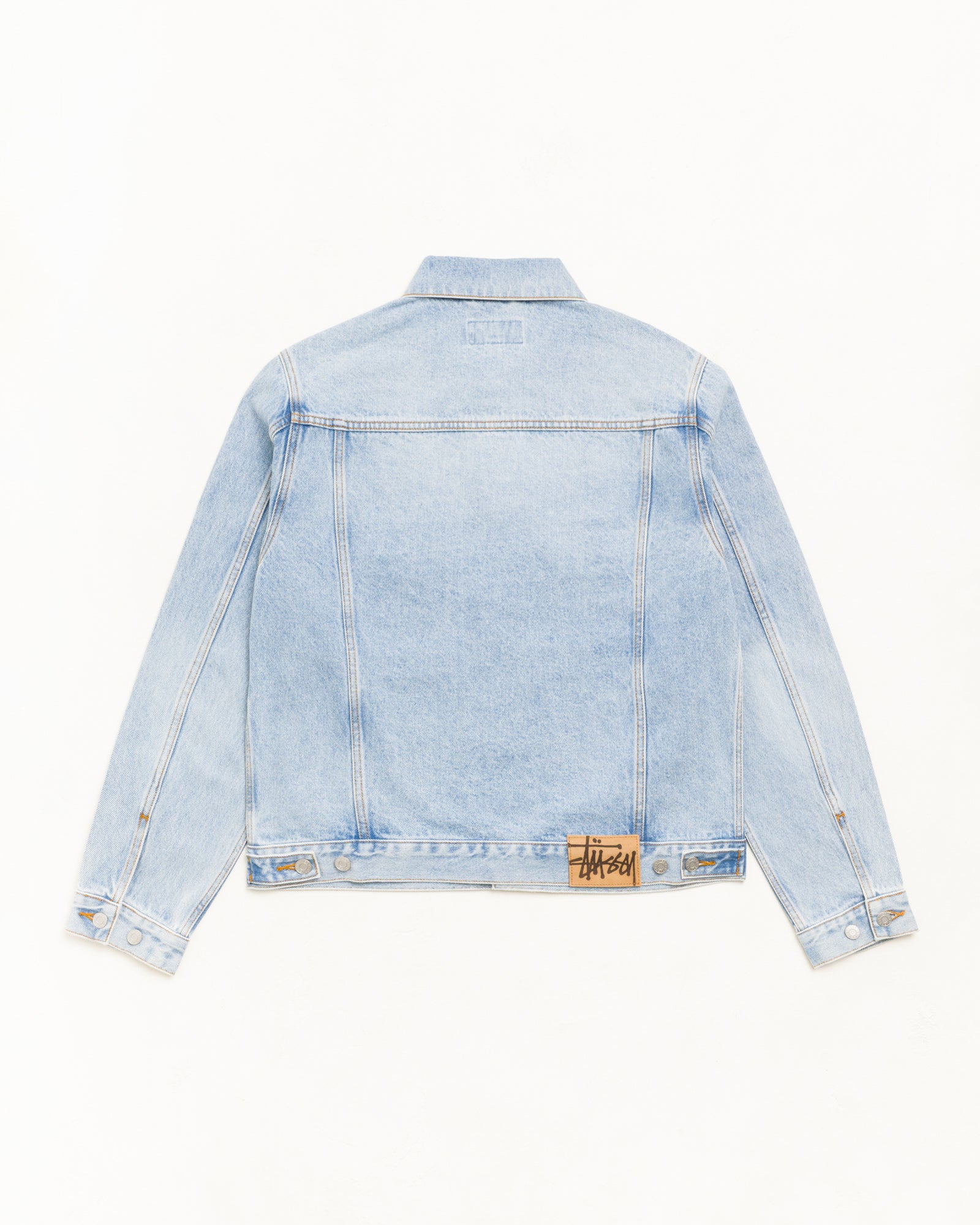 Denim Trucker Jacket - Light Wash Indigo | Outerwear | Stüssy