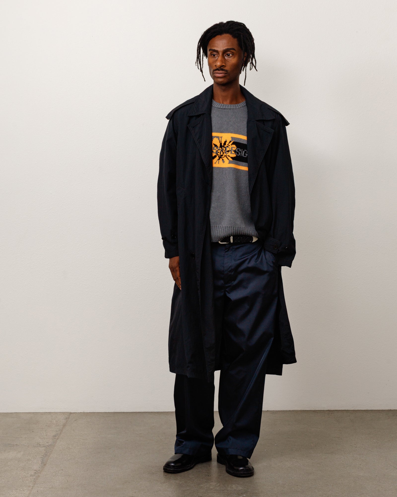 Ultra Lightweight Nylon Trench - Black | Outerwear | Stüssy