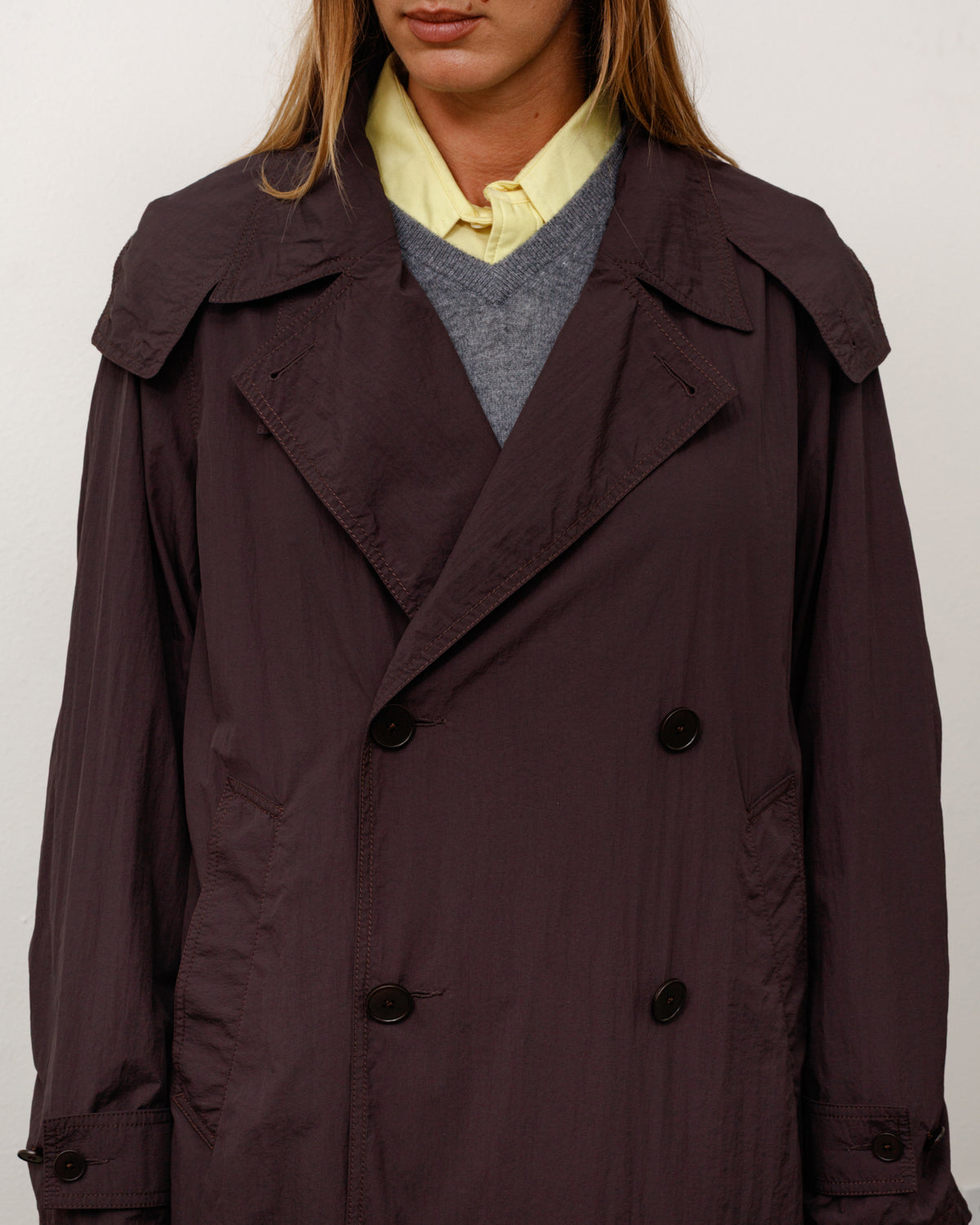 Db Trench Unisex Long Sleeve In Brown