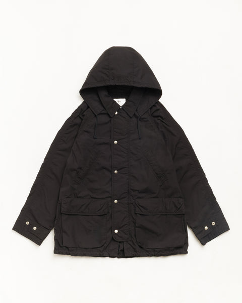 Lightweight Long Coat Unisex Long Sleeve in Black