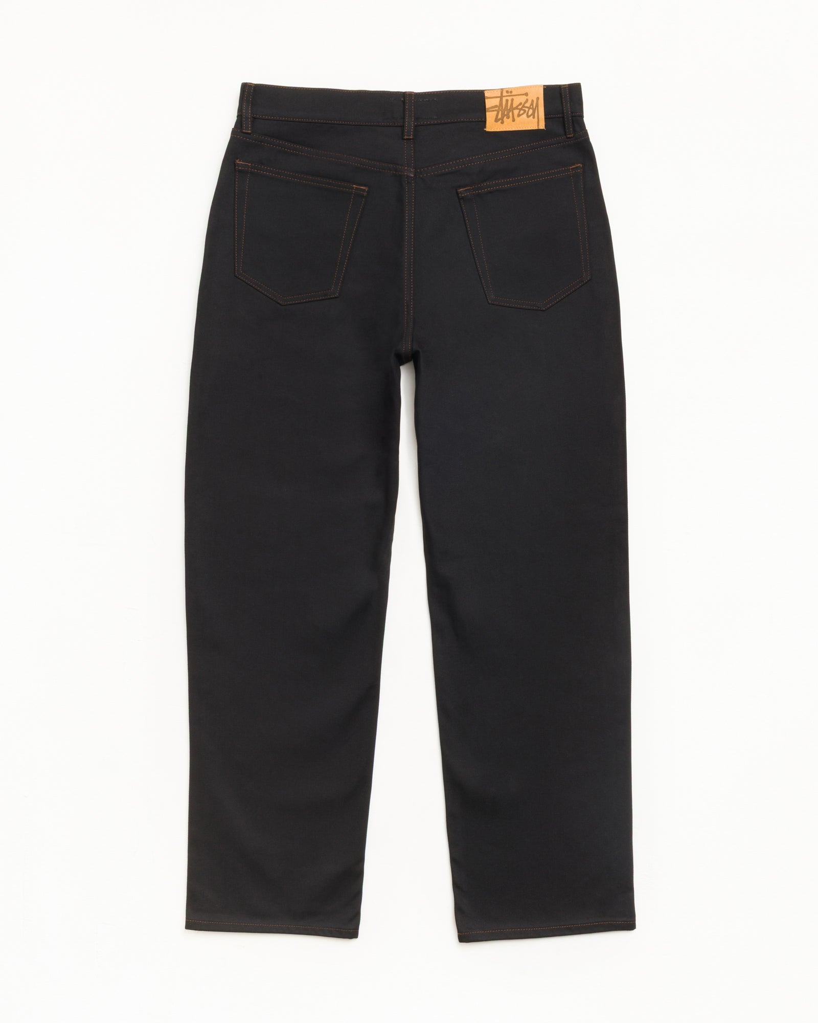Big Ol' Jean Denim - Raw Black Contrast Stitch | Denim | Stüssy