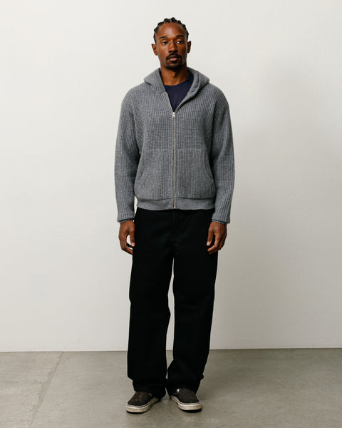 Big Ol' Jean Denim unisex in Raw Black Contrast Stitch