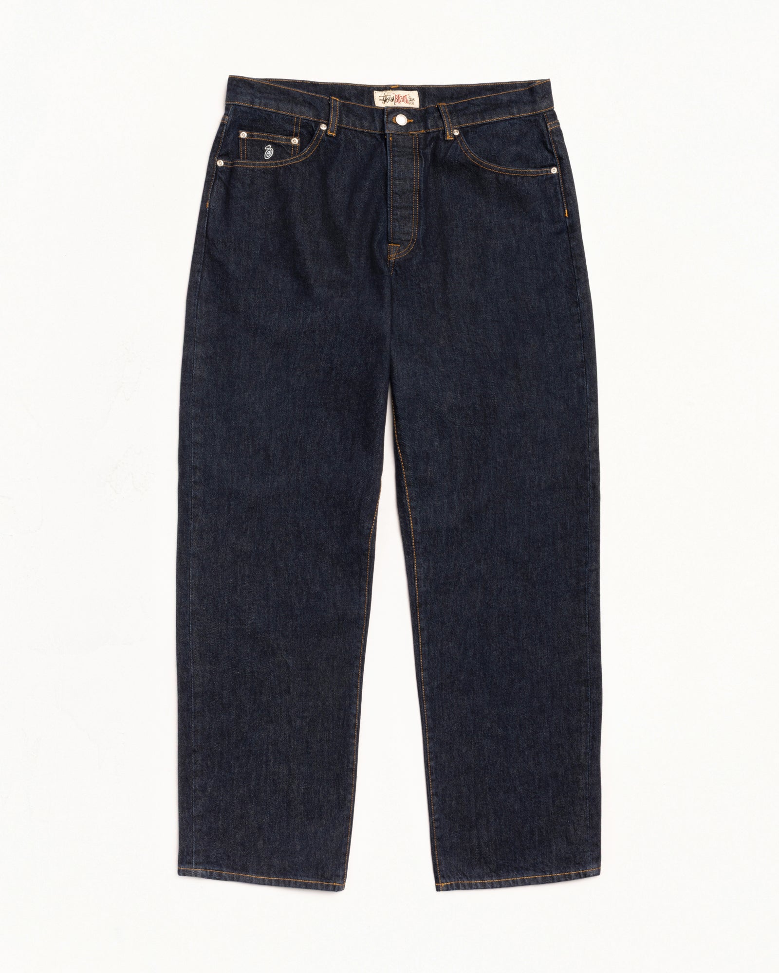 stussy BIG OL' JEAN DENIM 30 ストレートデニム Big Ol' Jean Denim – Rinsed Indigo | Bottoms | Stüssy