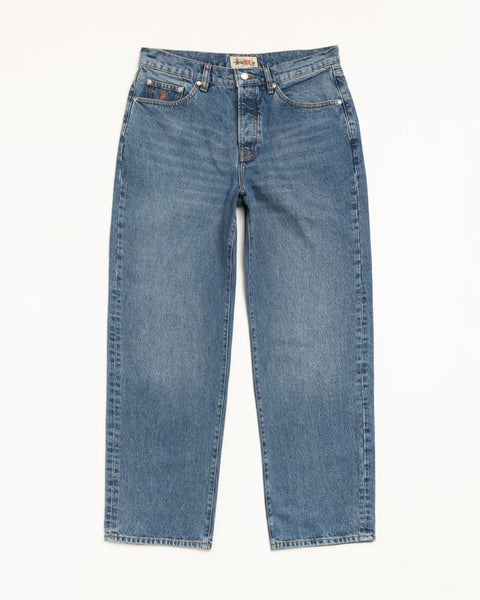 Stussy big ol jean denim RINSED INDIGO36 Stussy Big Ol Jean Denim W - Rinsed Indigo \u2013 Goodhood