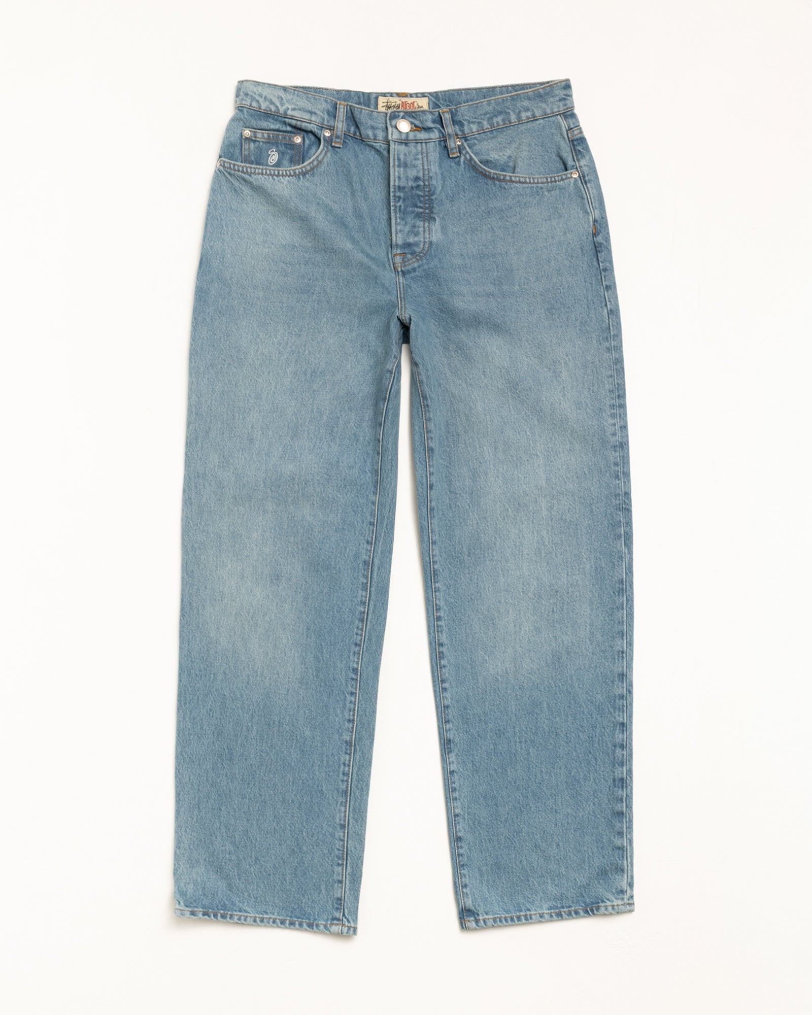 Big Ol Jean Denim Mens Regular In Washed Blue