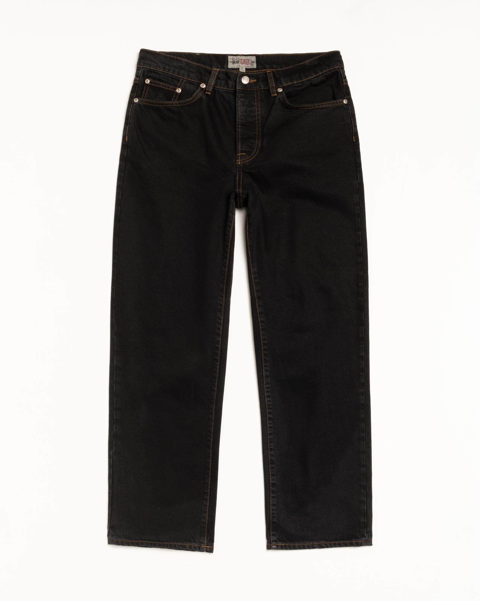 Classic Jean Denim Mens Regular In Washed Black