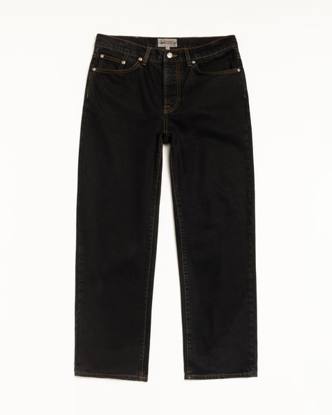 Classic Jean Denim Mens Regular In Washed Black