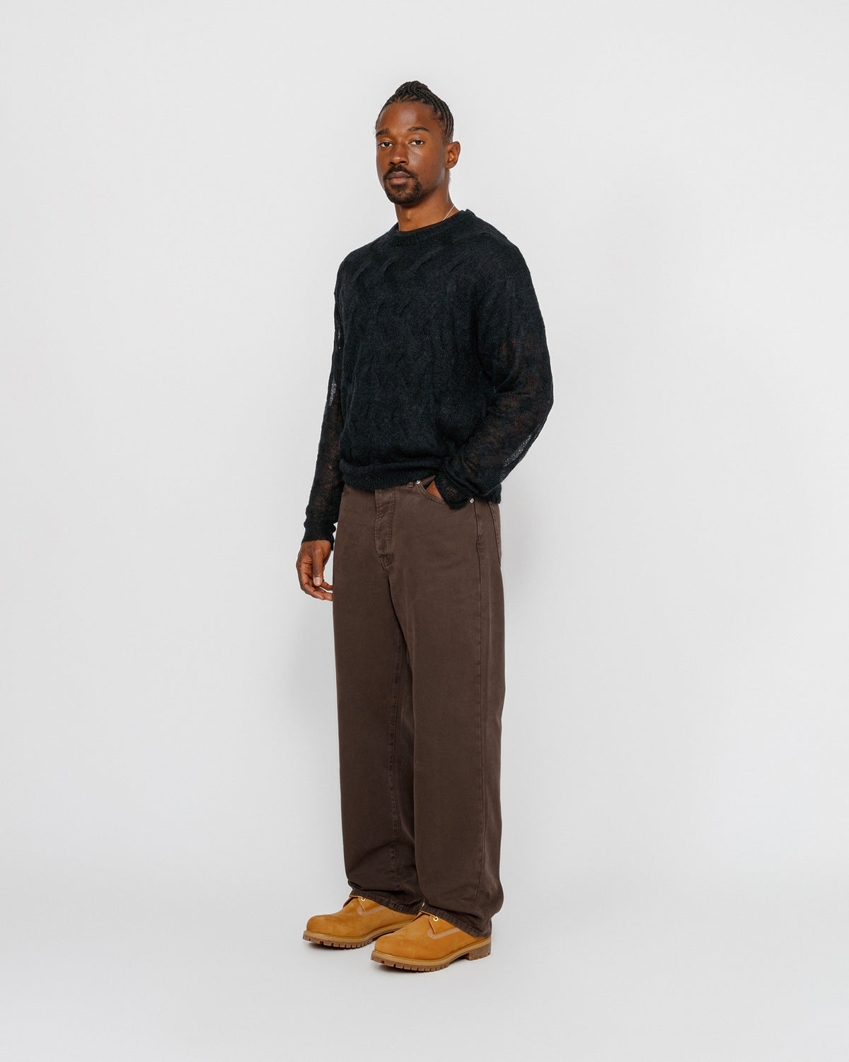 Classic Jean Washed Canvas in brown – Stüssy
