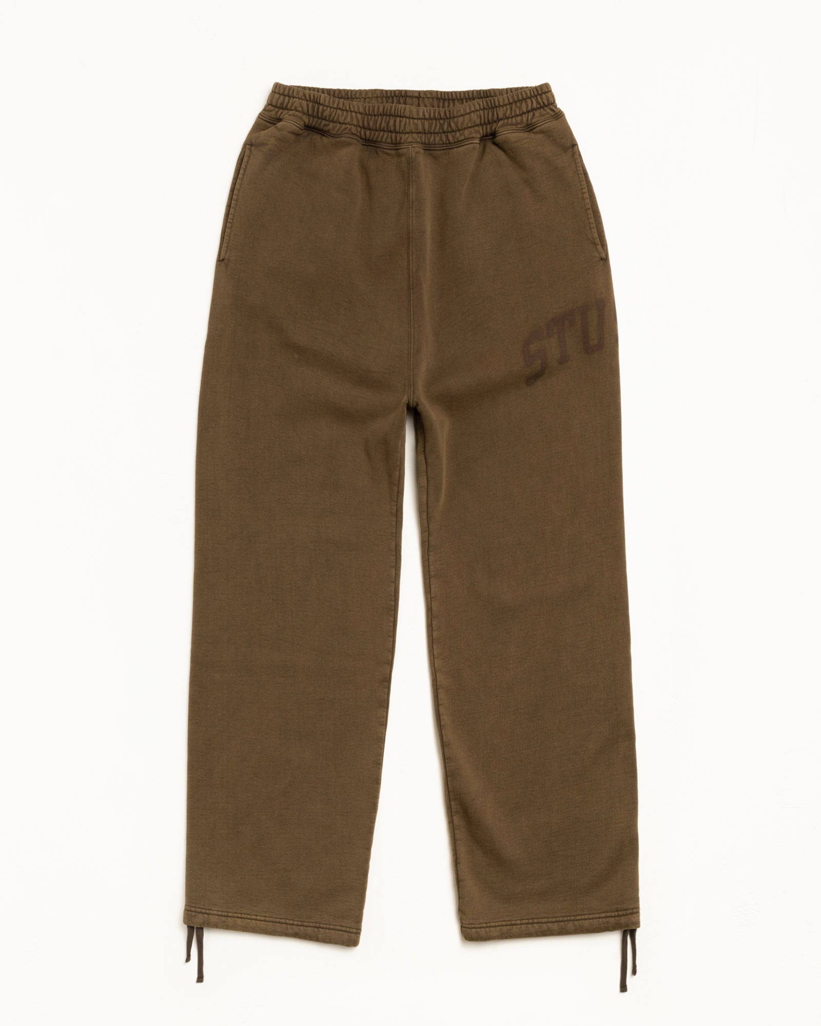 Faded Graphic Fleece Pant - Washed Olive | Sweats | Stüssy