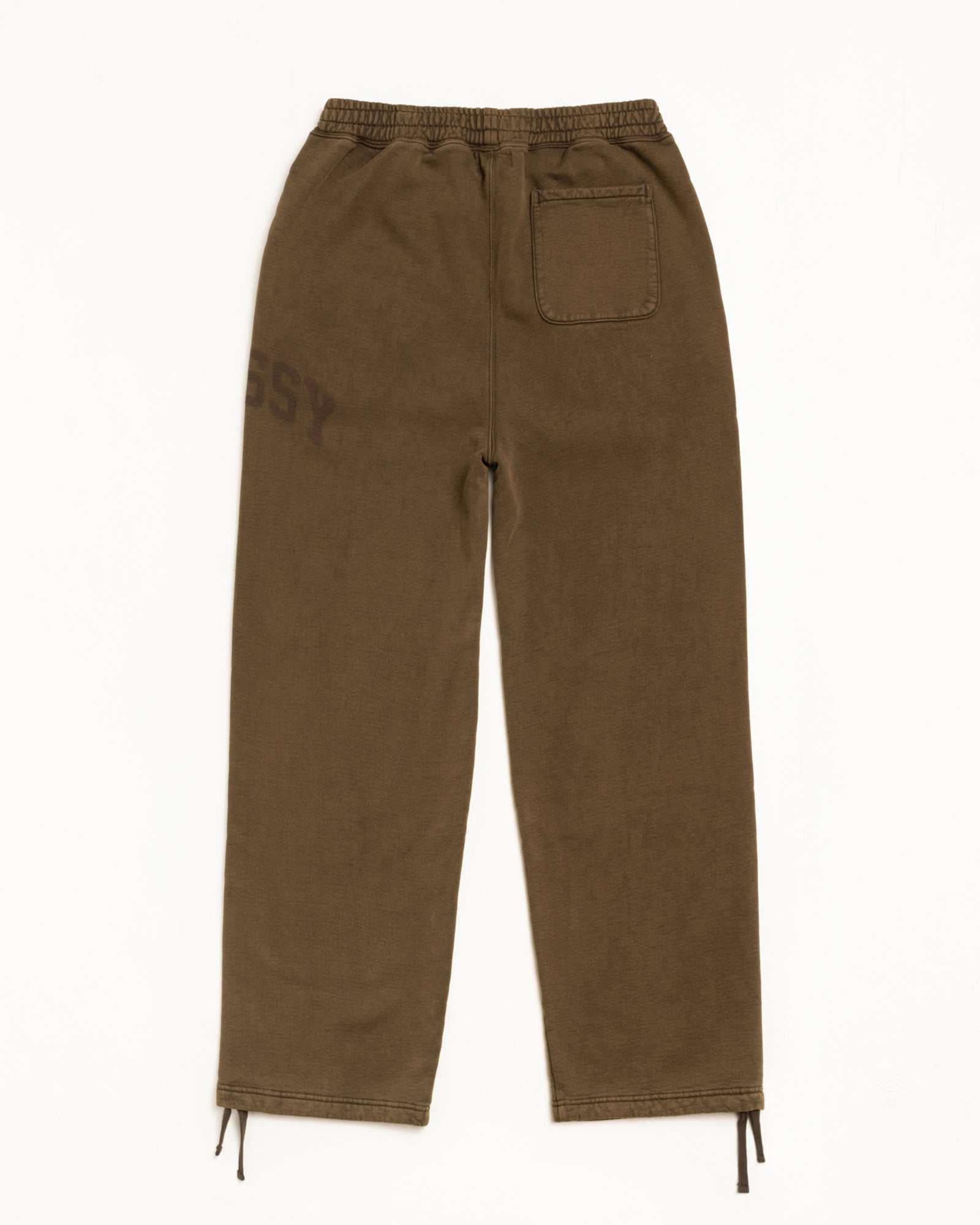 Faded Graphic Fleece Pant Unisex In Olive