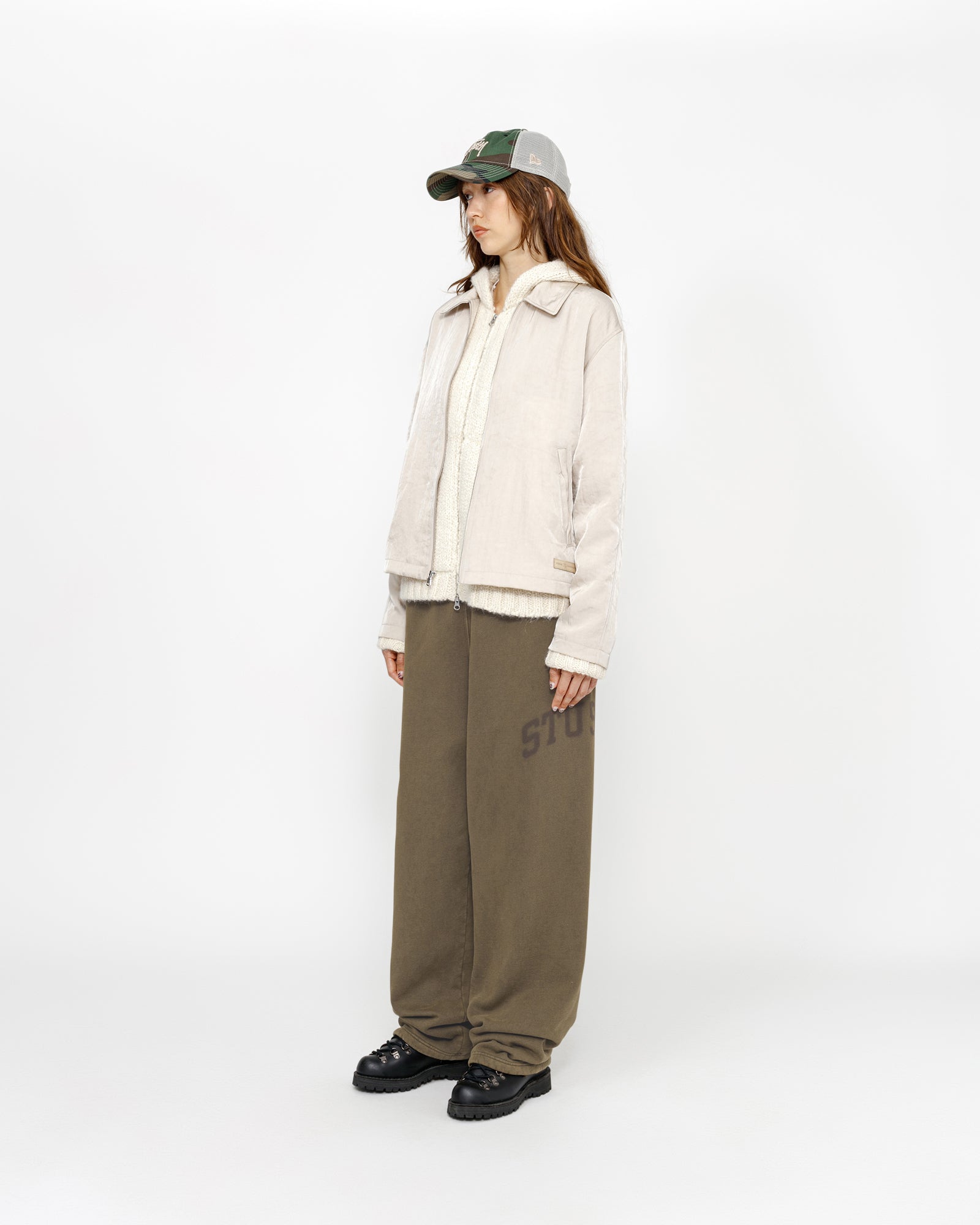 Fleece Pant Faded Graphic in washed black – Stüssy｜ジョガーパンツ 