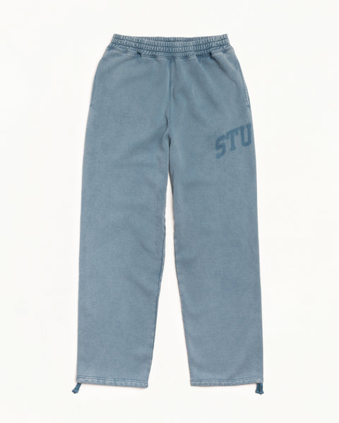 Faded Graphic Fleece Pant Unisex In Washed Navy