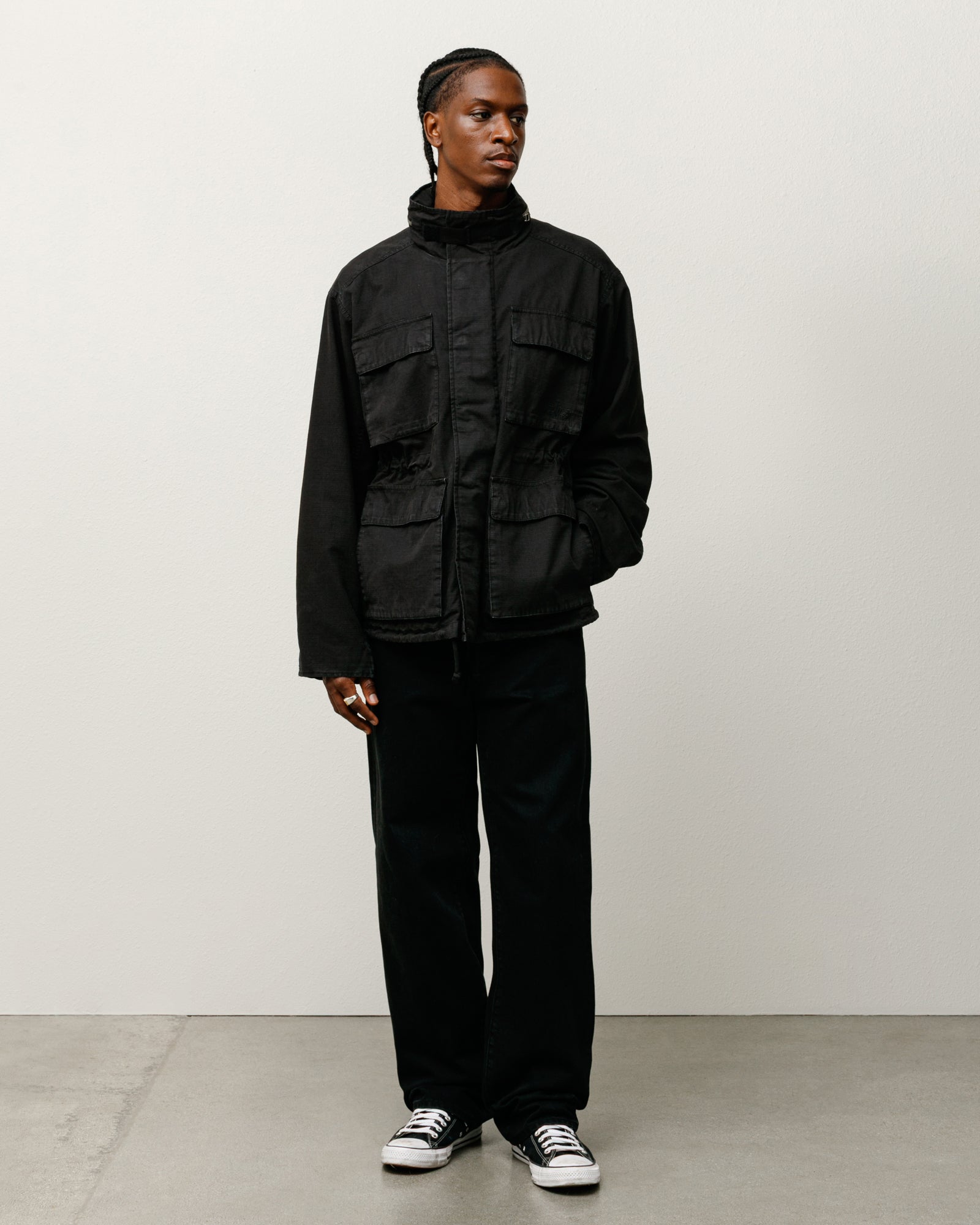 New Classic Jeans Denim Mens Regular In Black