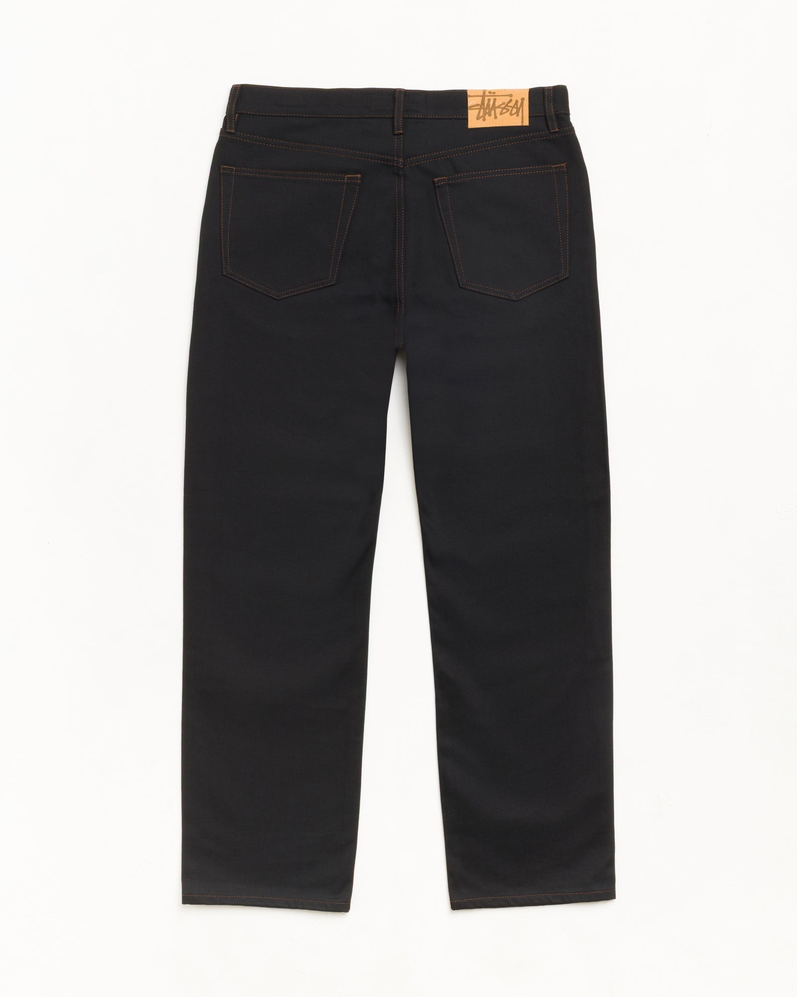 New Classic Jean Denim - Raw Black Contrast Stitch | Denim | Stüssy