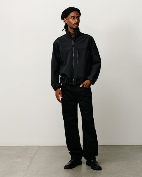 New Classic Jean Denim in Raw Black Contrast Stitch
