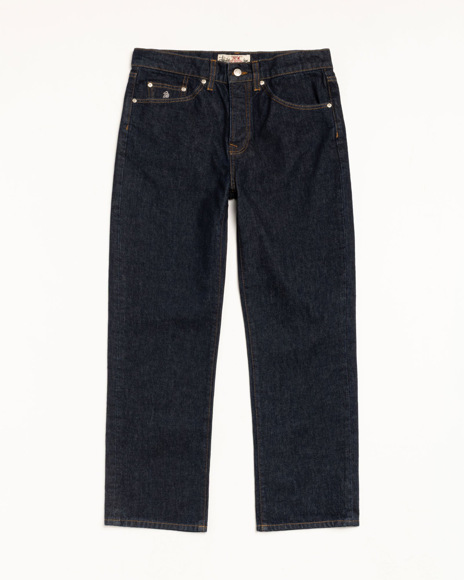 New Classic Jeans Denim Mens Regular In Rinsed Indigo