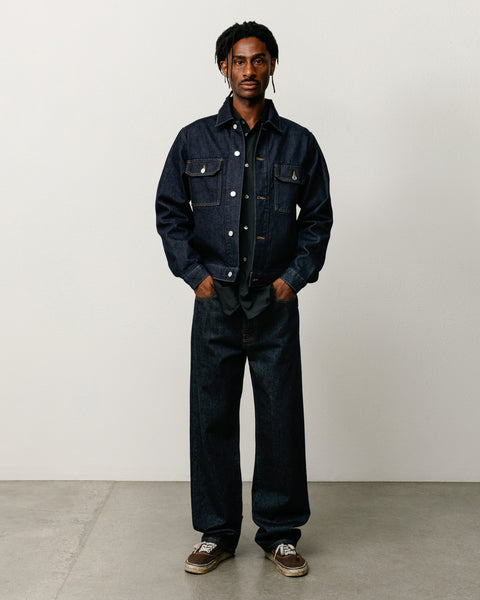 New Classic Jean Denim unisex jeans in Rinsed Indigo