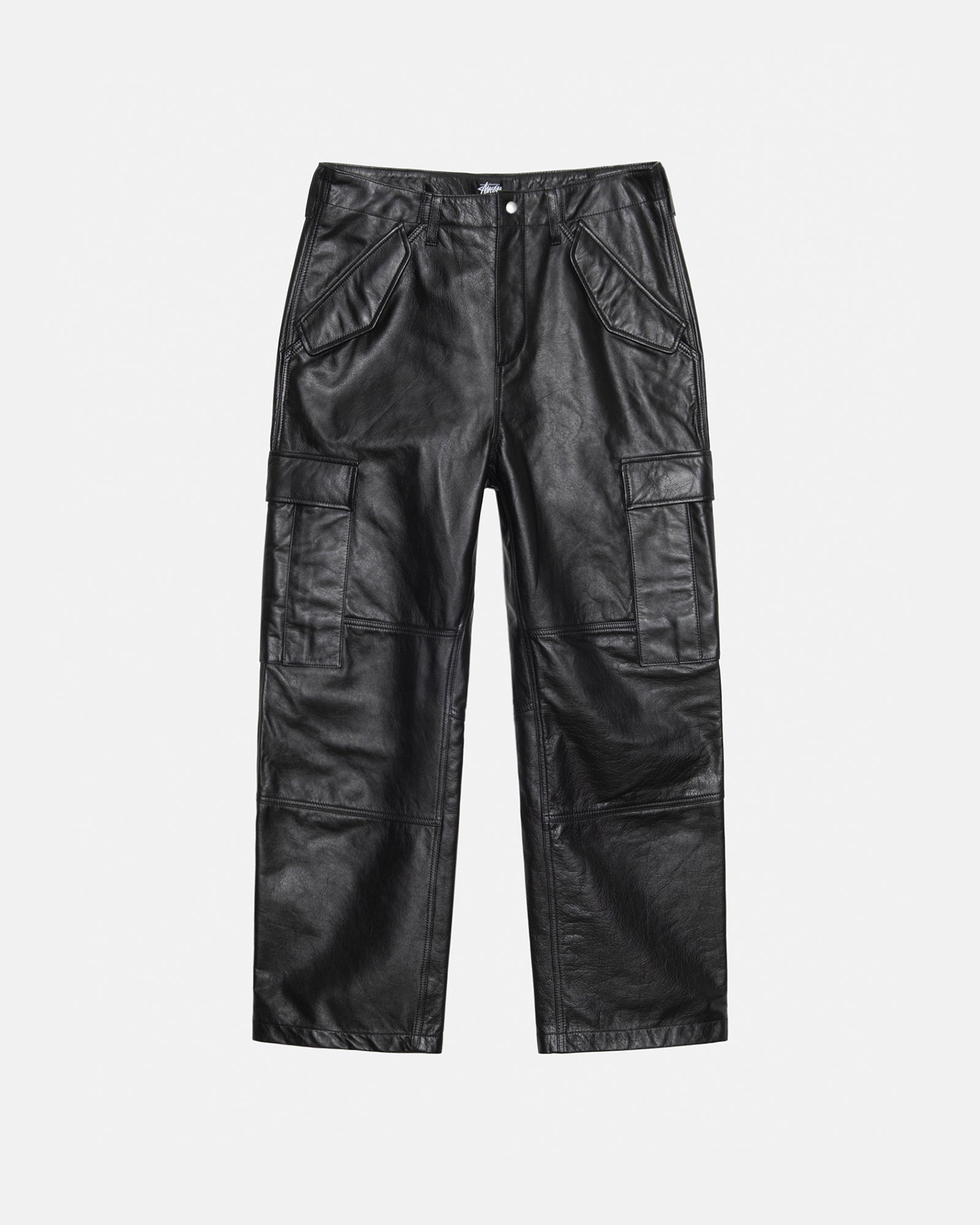 Military Cargo Leather Pant in black – Stüssy