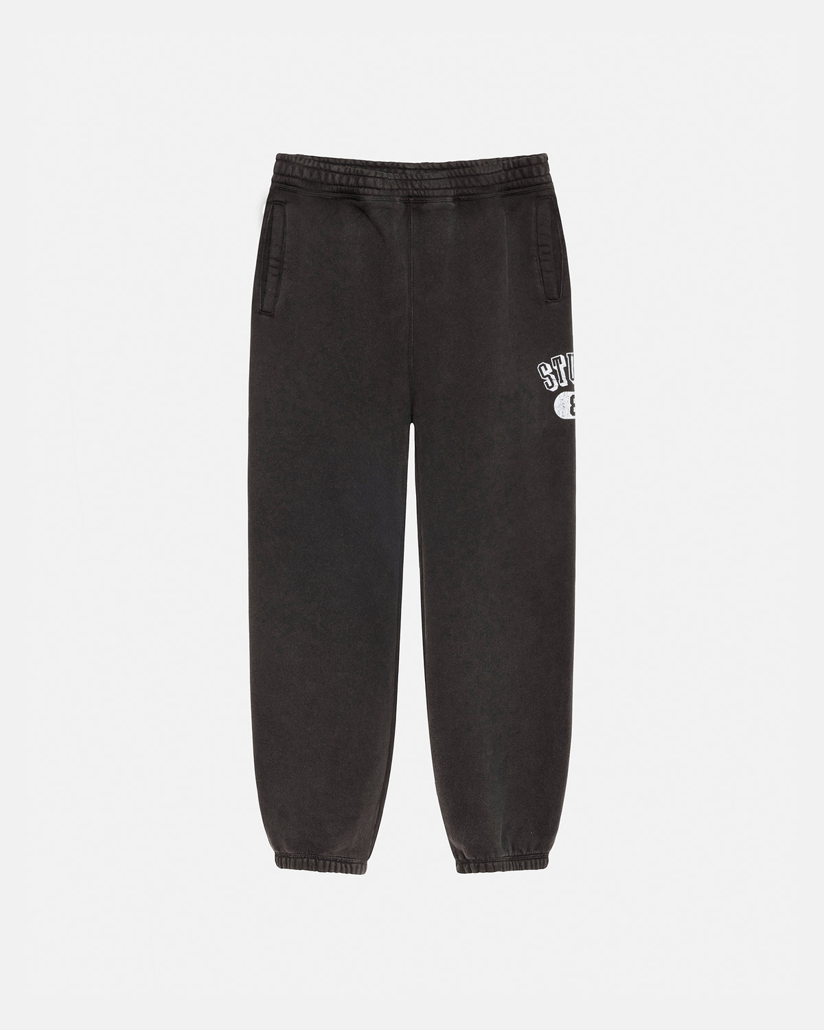 Stüssy 80 Fleece Pant in washed black – Stüssy