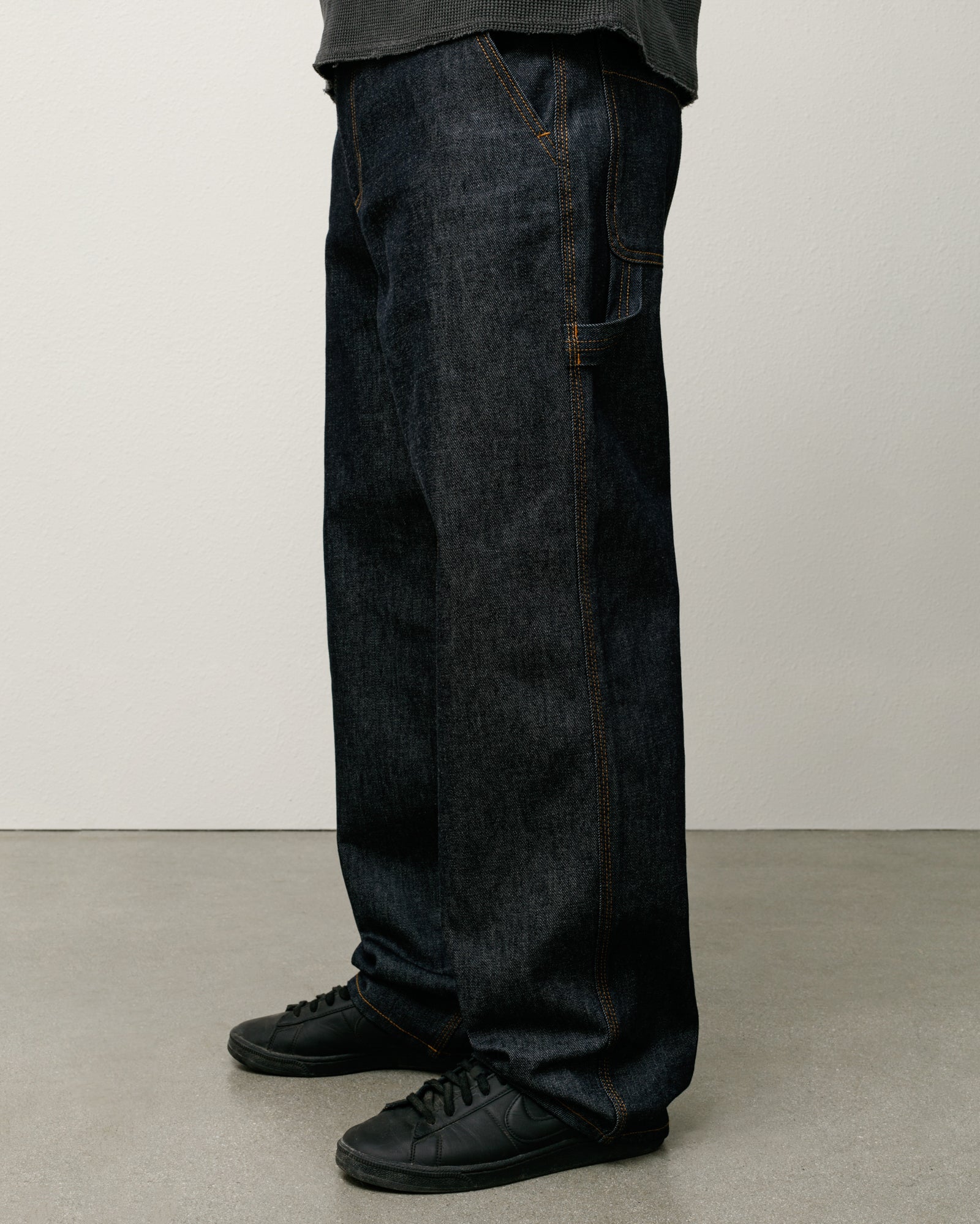 Carpenter Pant Denim Mens Regular In Raw Indigo
