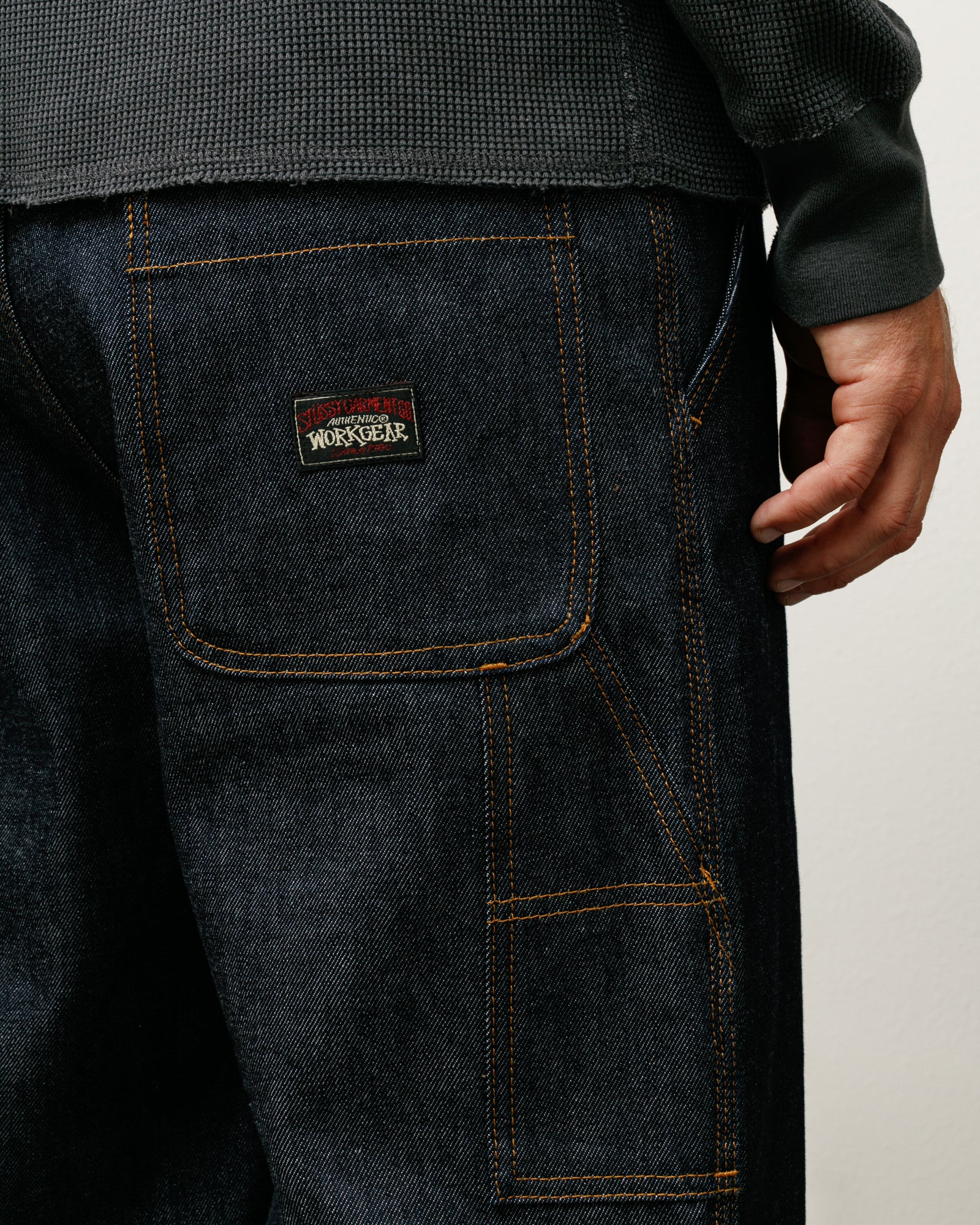 Carpenter Pant Denim Mens Regular In Raw Indigo