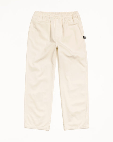 Beach Pant Cotton Twill Mens Pant in Bone