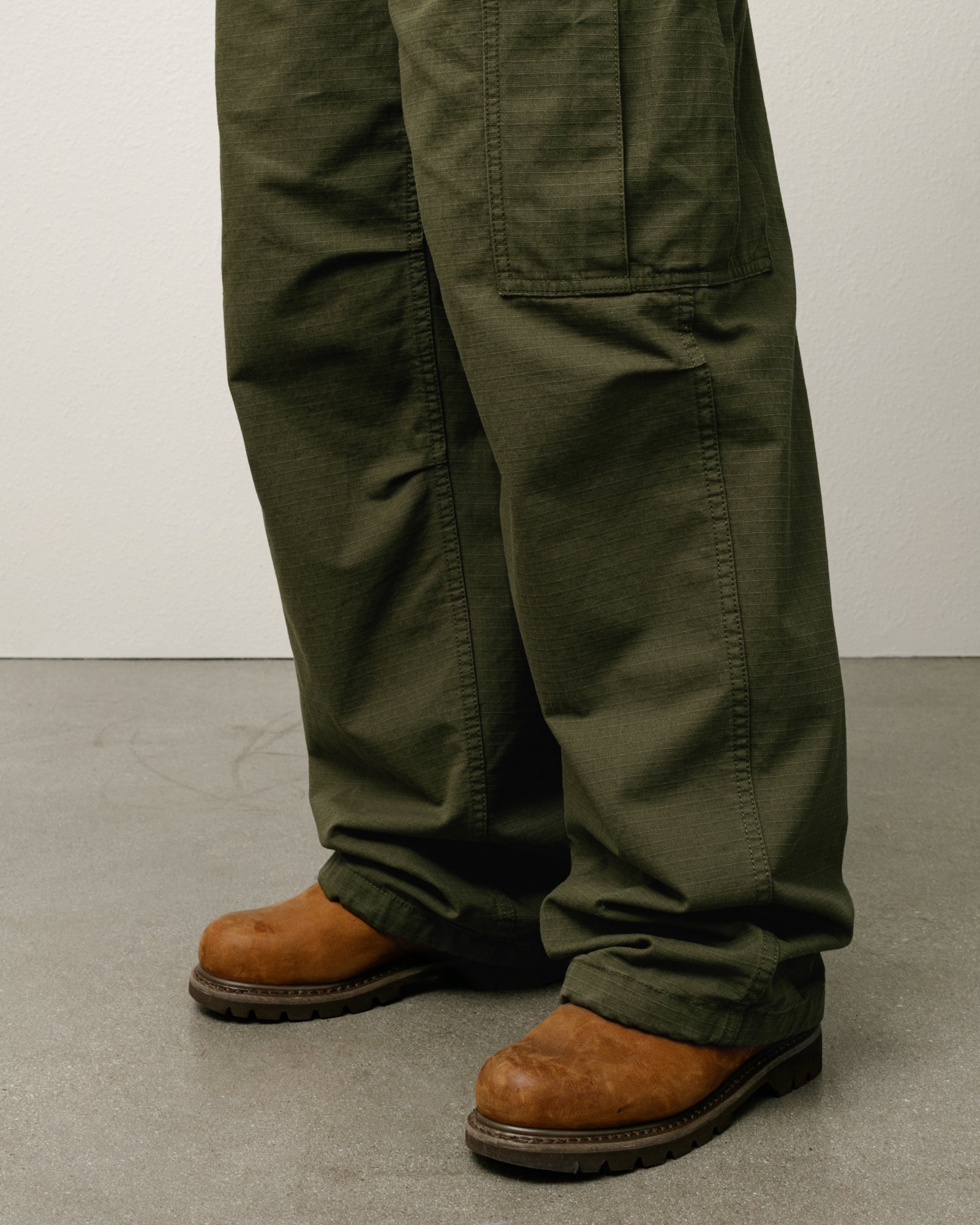 パンツ 90s Stussy Cotton Cargo Military Pant Stussy Military Cargo Pant Ripstop Green Women's 8 | eBay