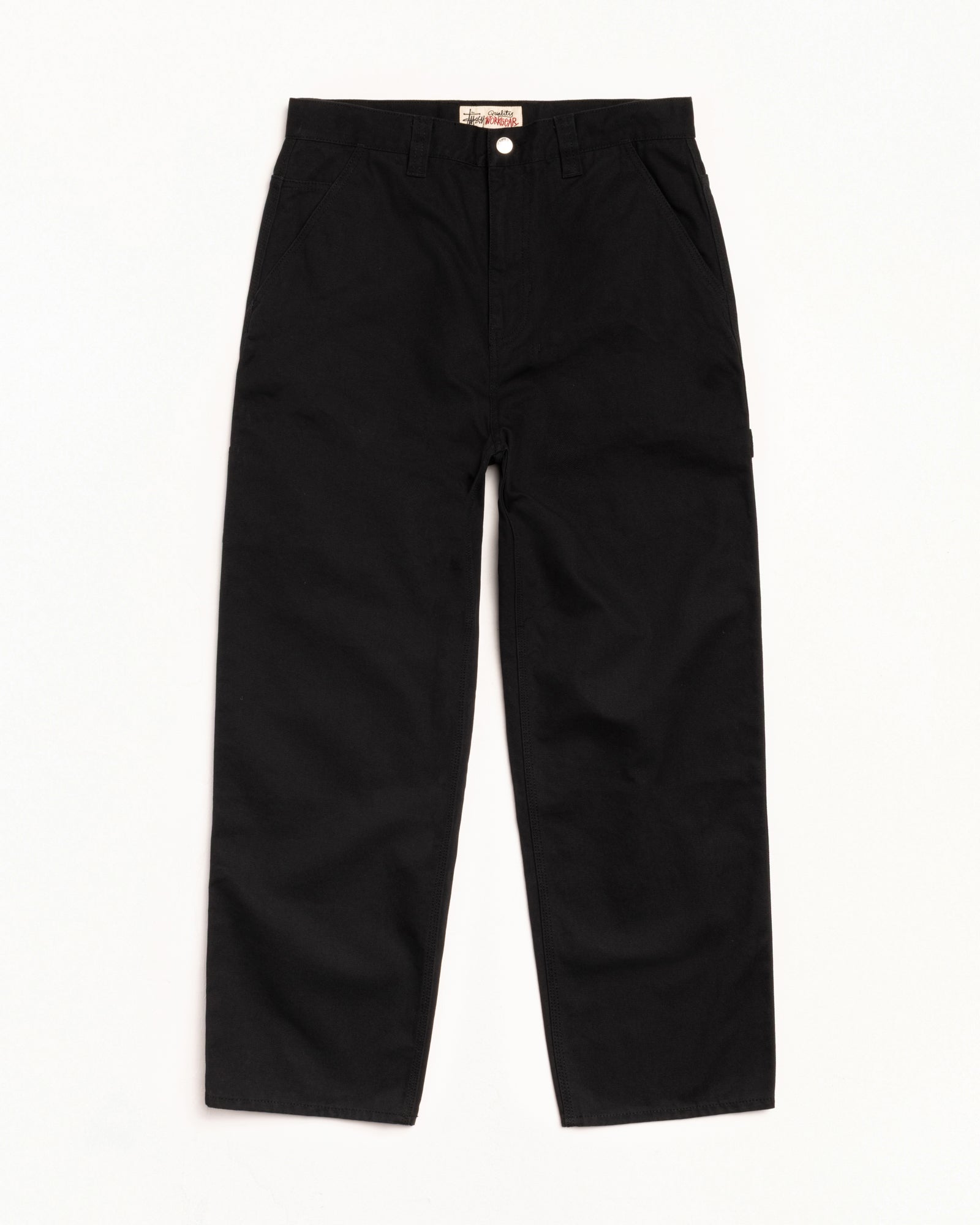 Carpenter Pant Canvas – Black | Bottoms | Stüssy