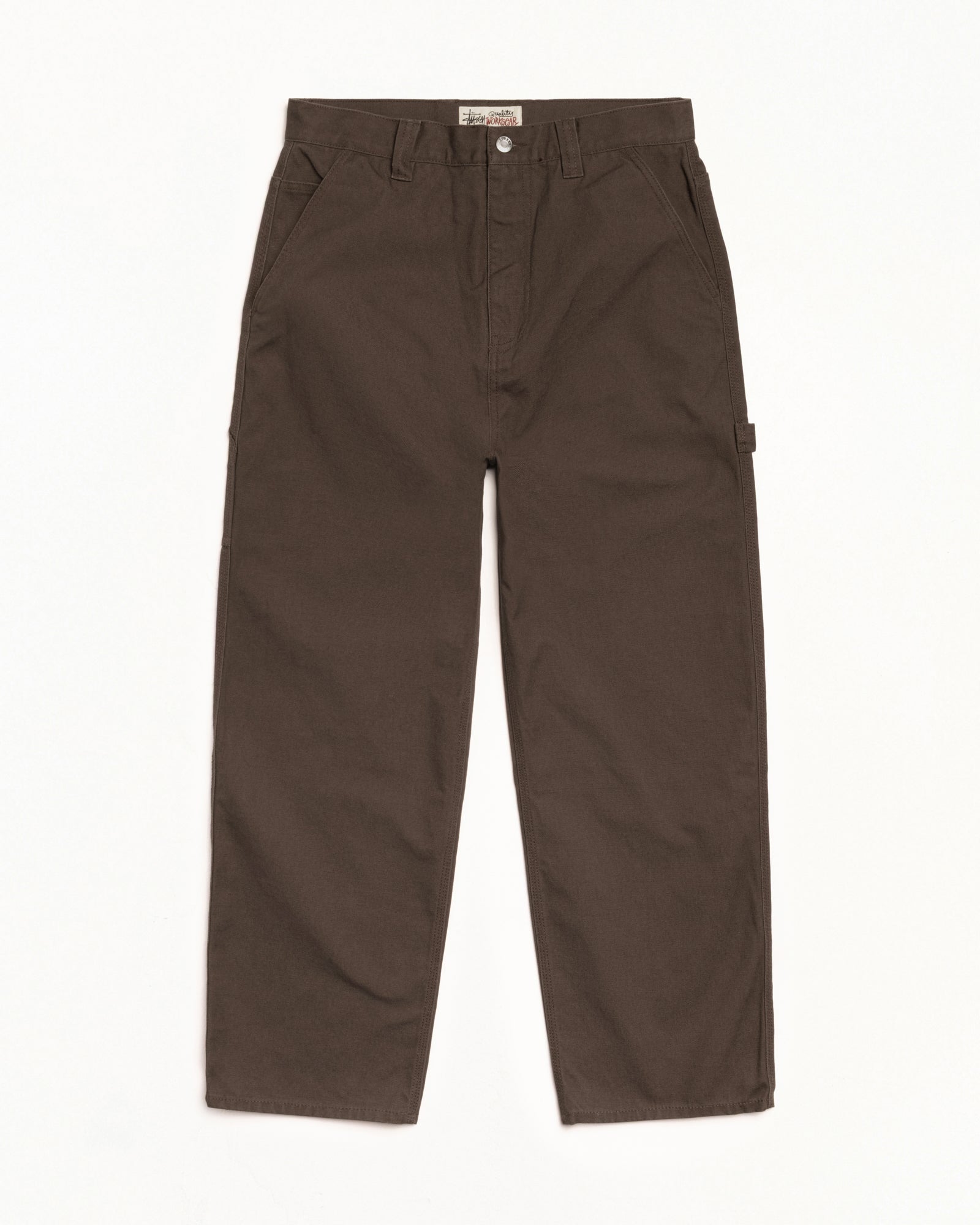 Carpenter Pant Canvas – Brown | Bottoms | Stüssy
