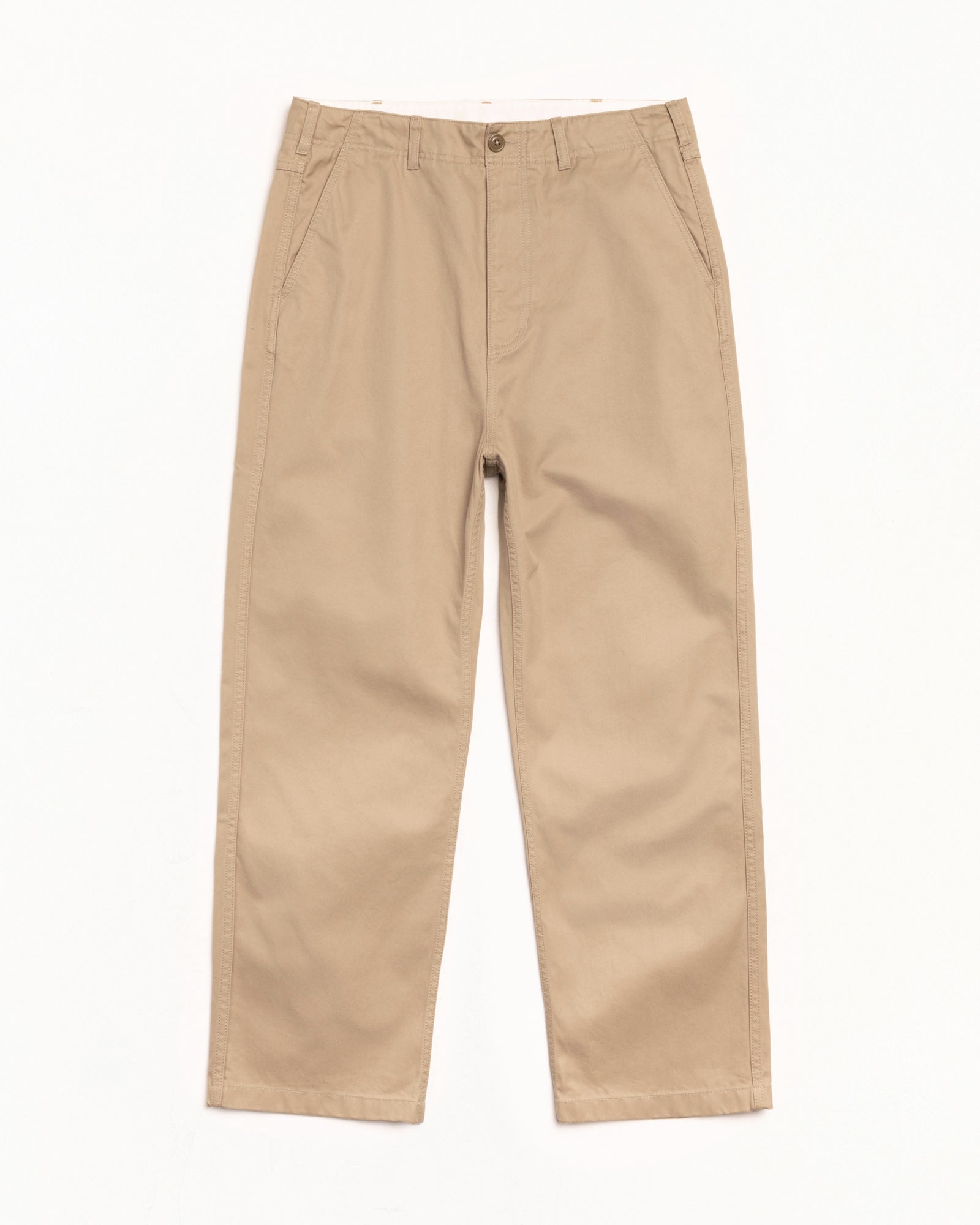 Chino Trouser Mens Regular In Khaki