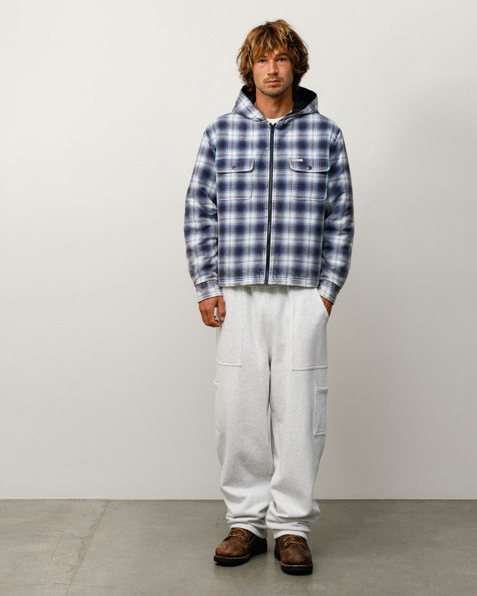 Utility Fleece Pant Mens Regular In Ash Heather