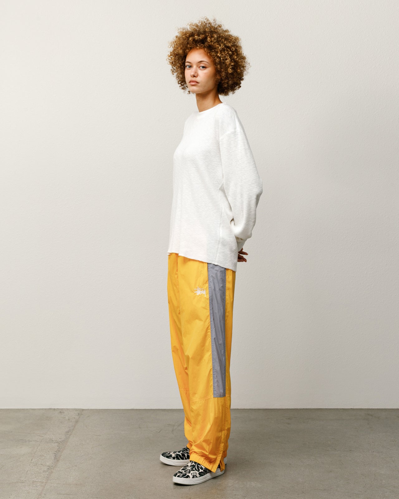 Nylon Track Pant – Yellow | Pants | Stüssy